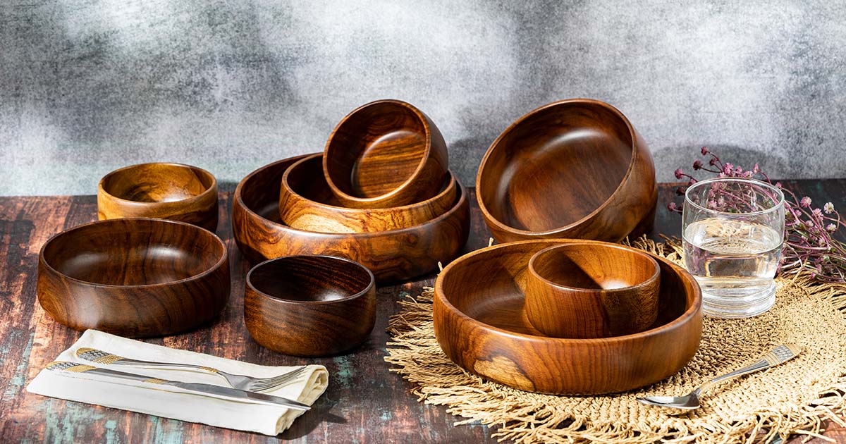 BARO WOODEN BOWLS