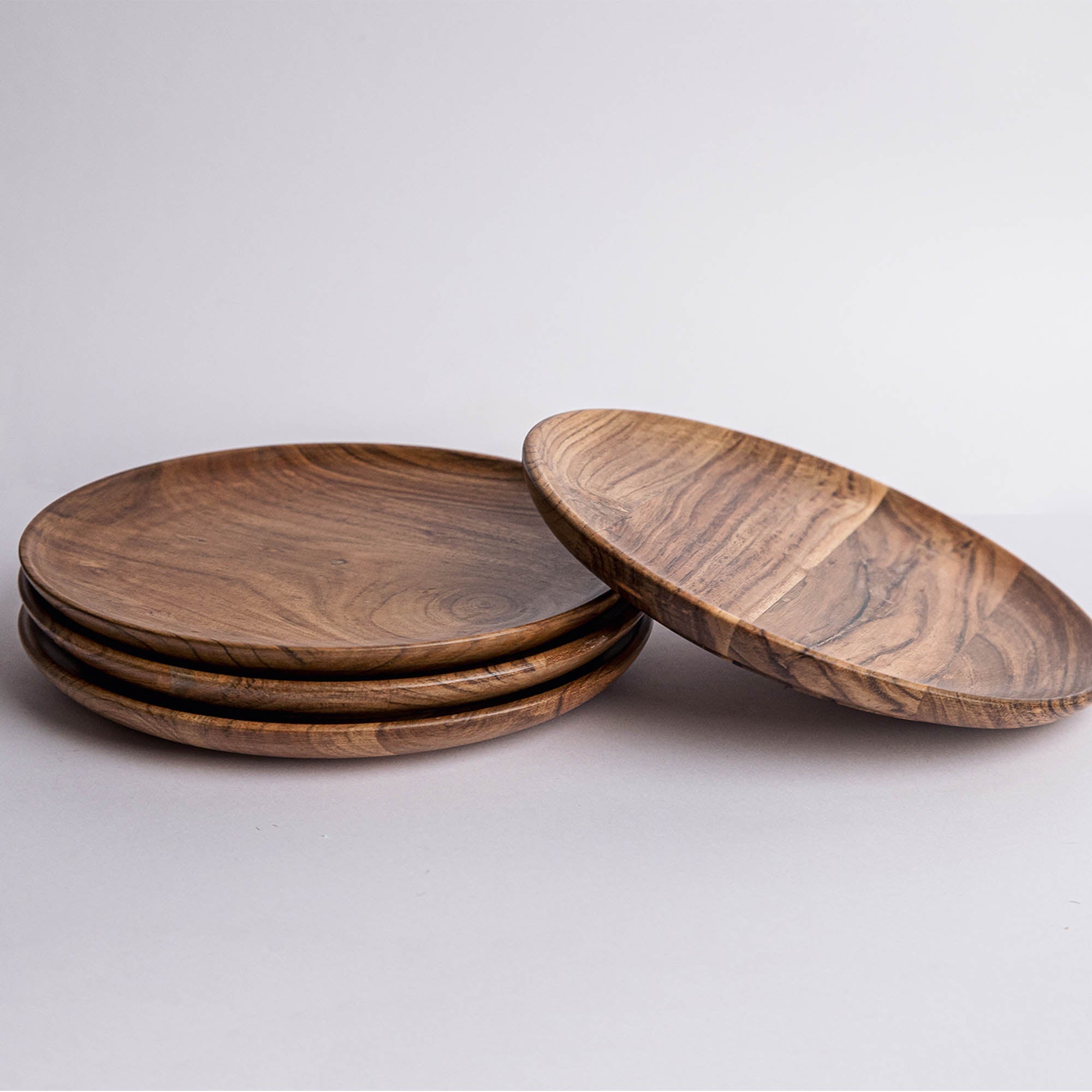 Dune Acacia Plates Set of 4 Small