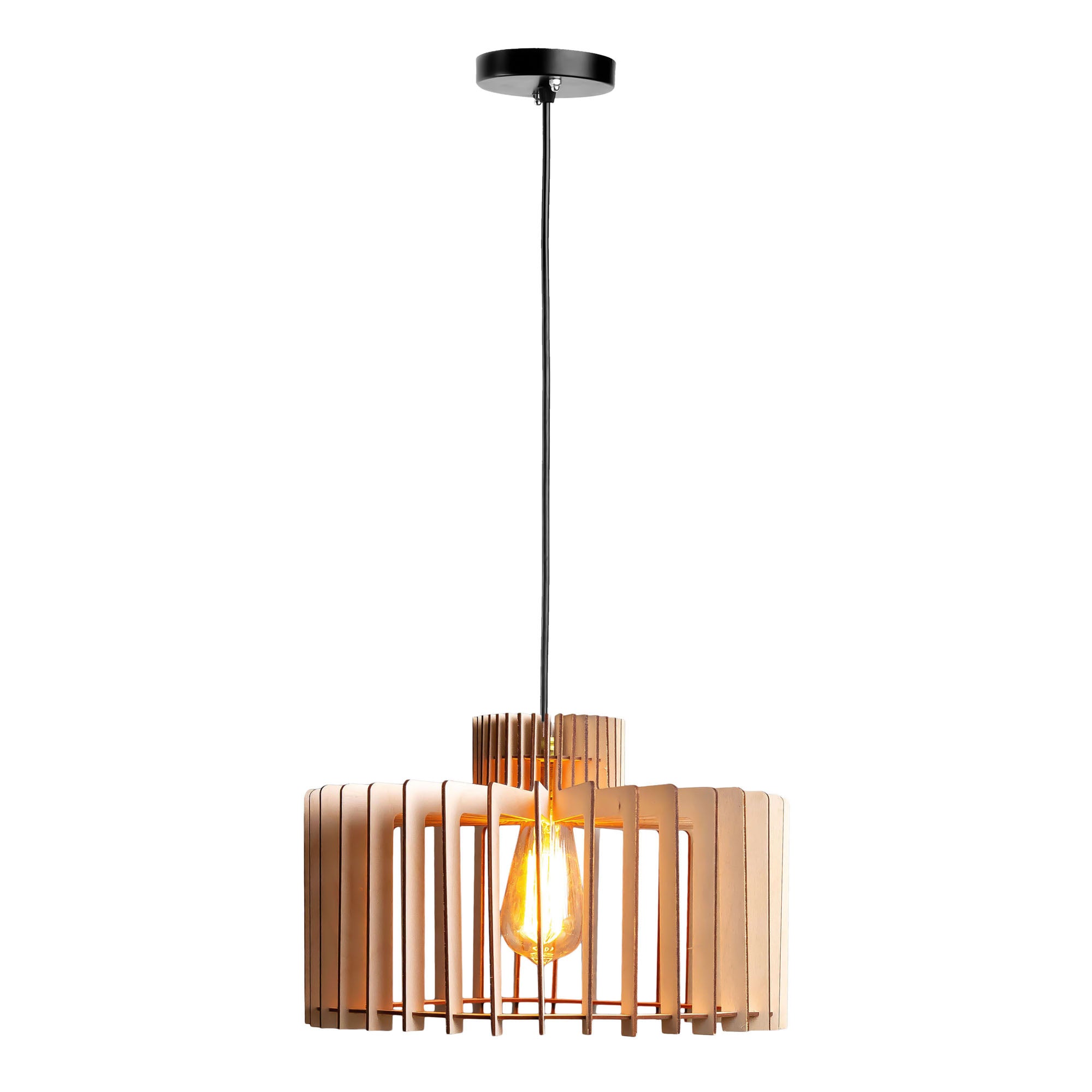 Cyahi Birch Wood Ceiling Lamp