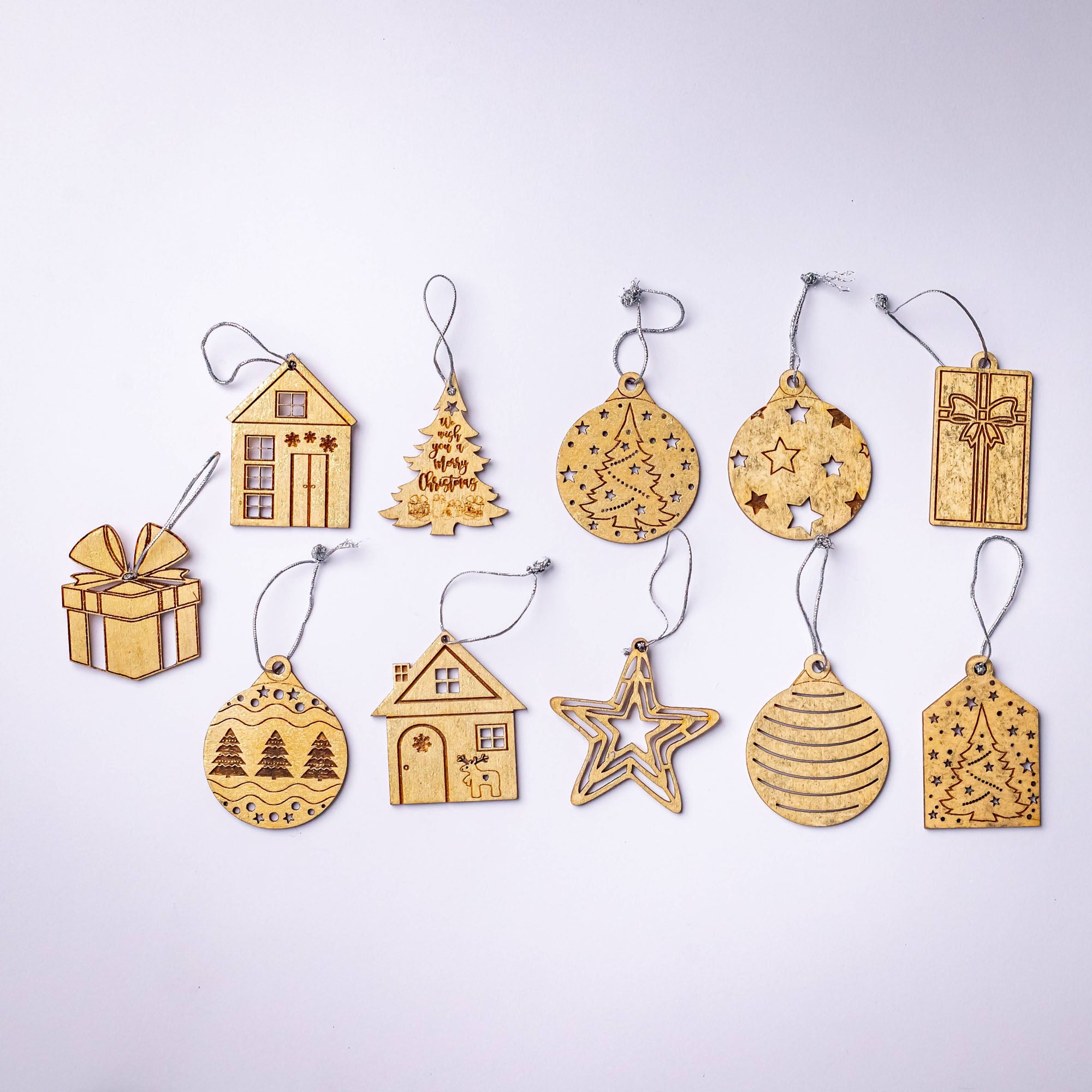 Assorted Christmas Ornament Set