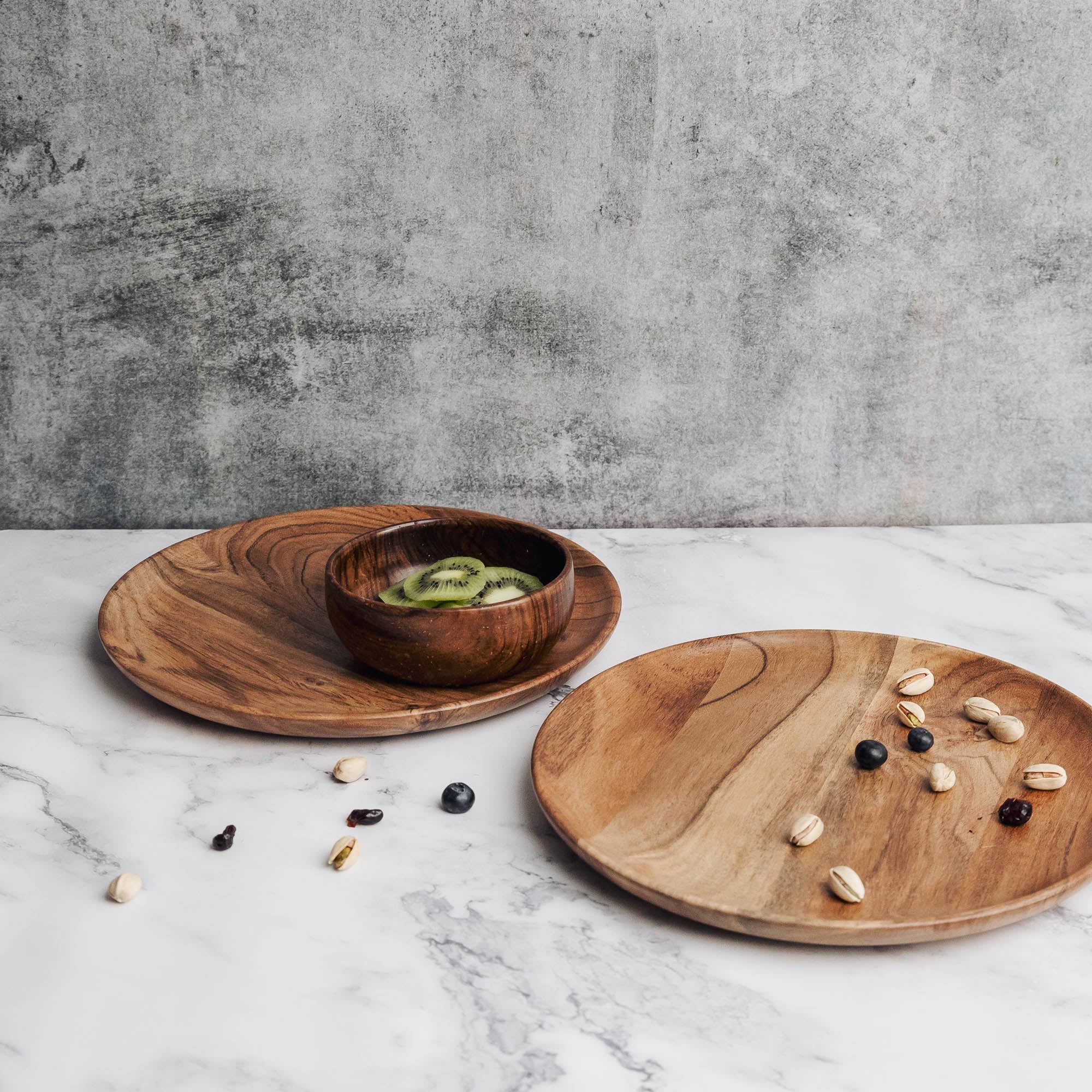 Dune Acacia Plates Set of 2 - Large