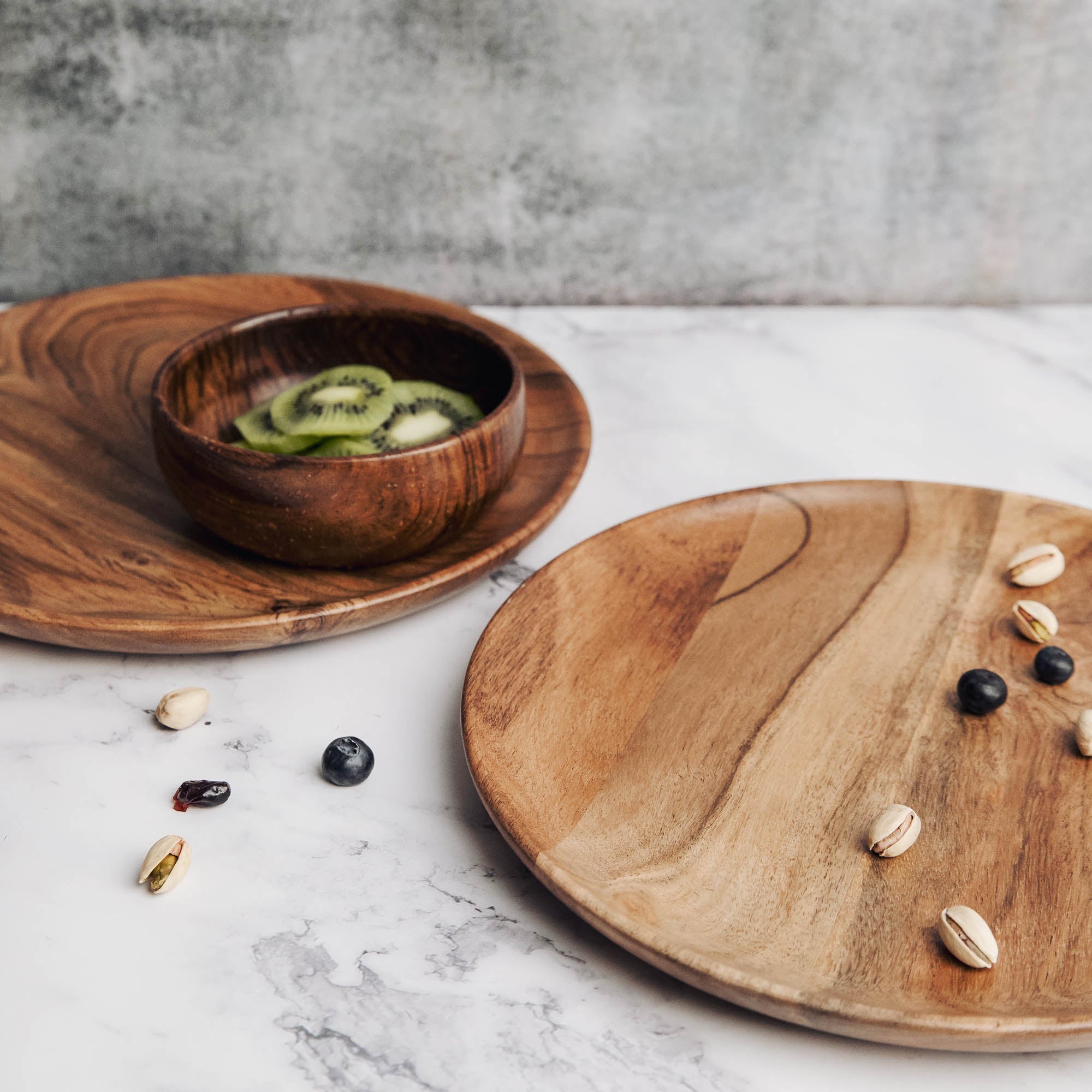 Dune Acacia Plates Set of 2 - Large