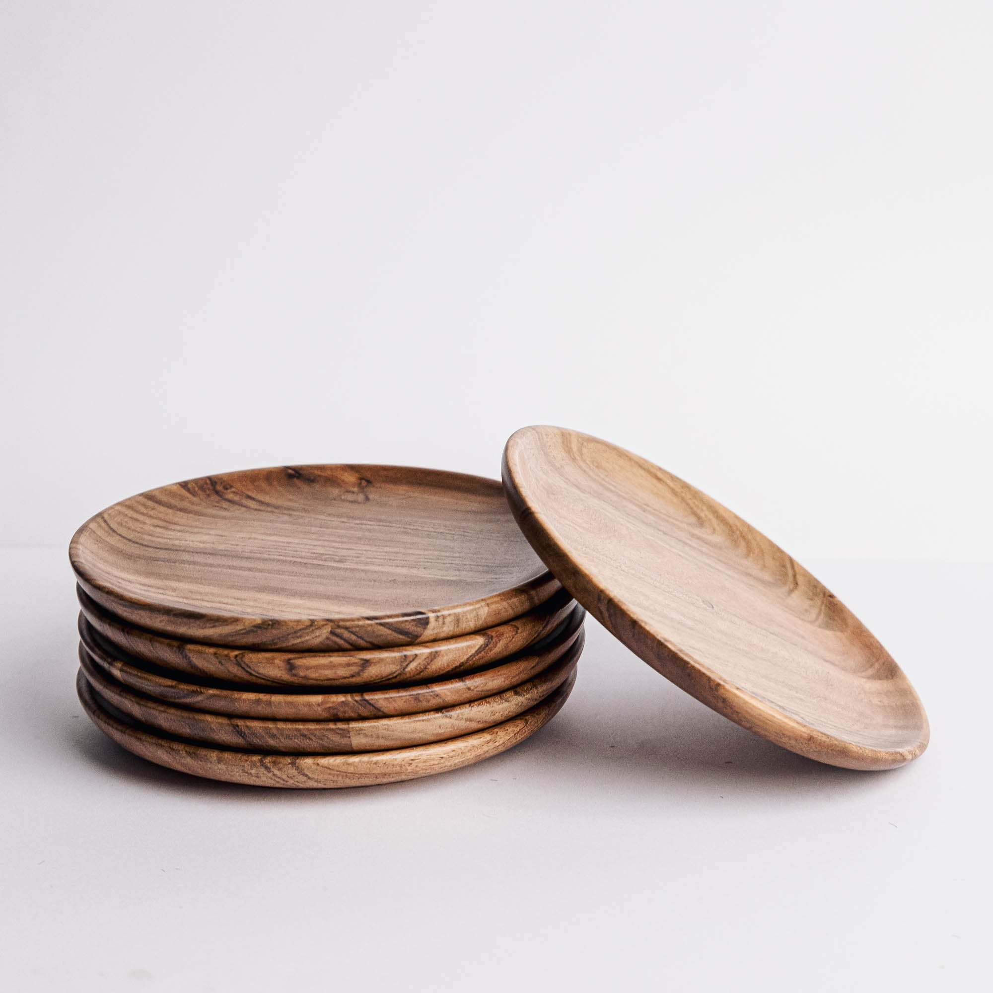 Dune Acacia Plates Set of 6 - Large