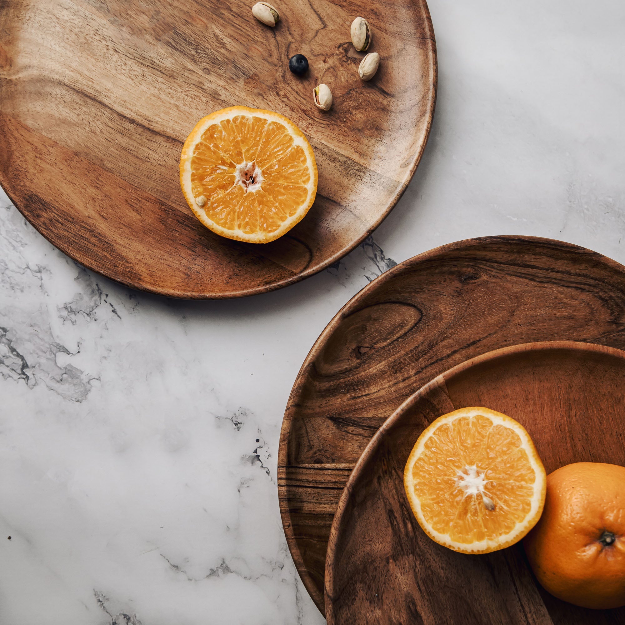 Dune Acacia Plates Set of 4 Medium