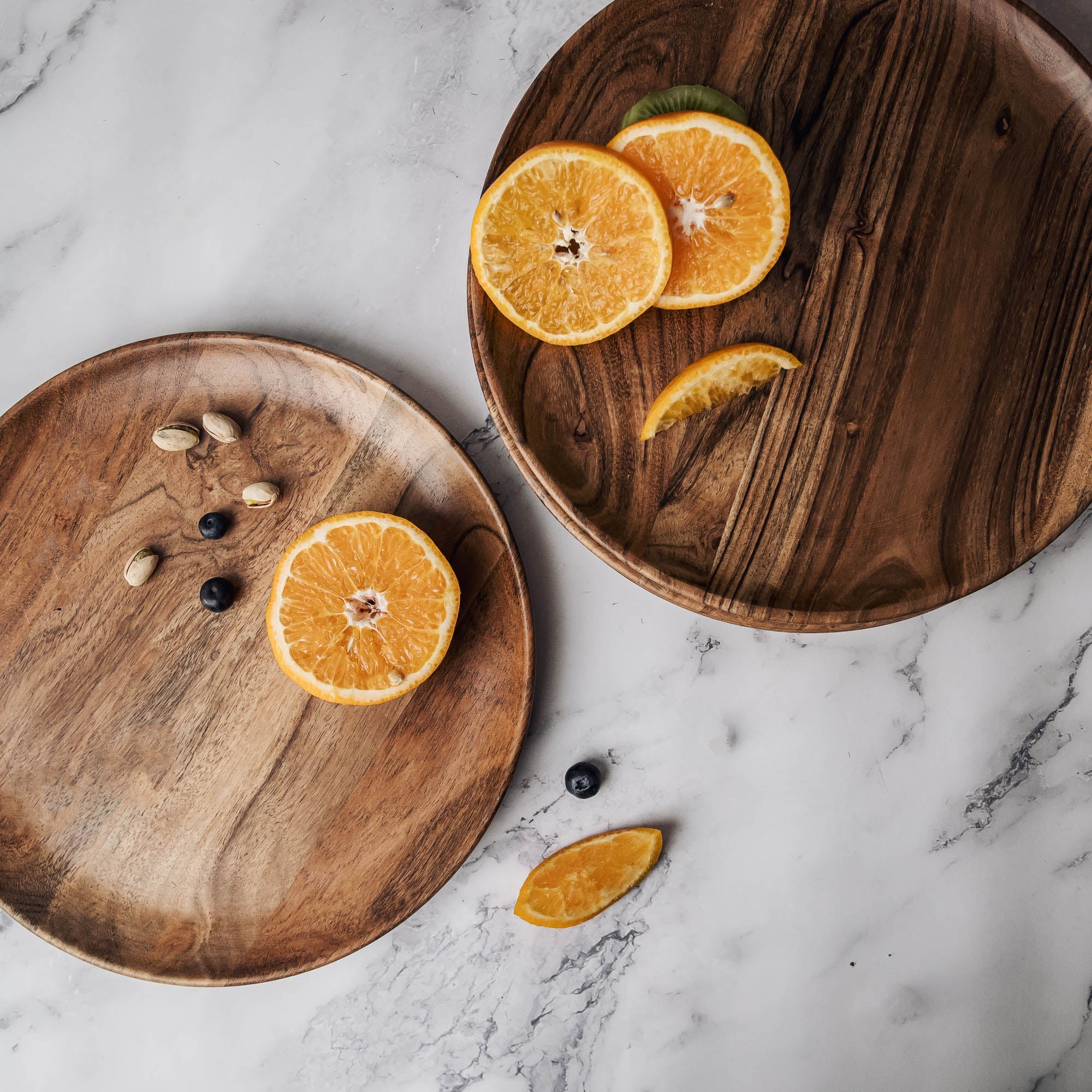 Dune Acacia Plates Set of 6 Medium