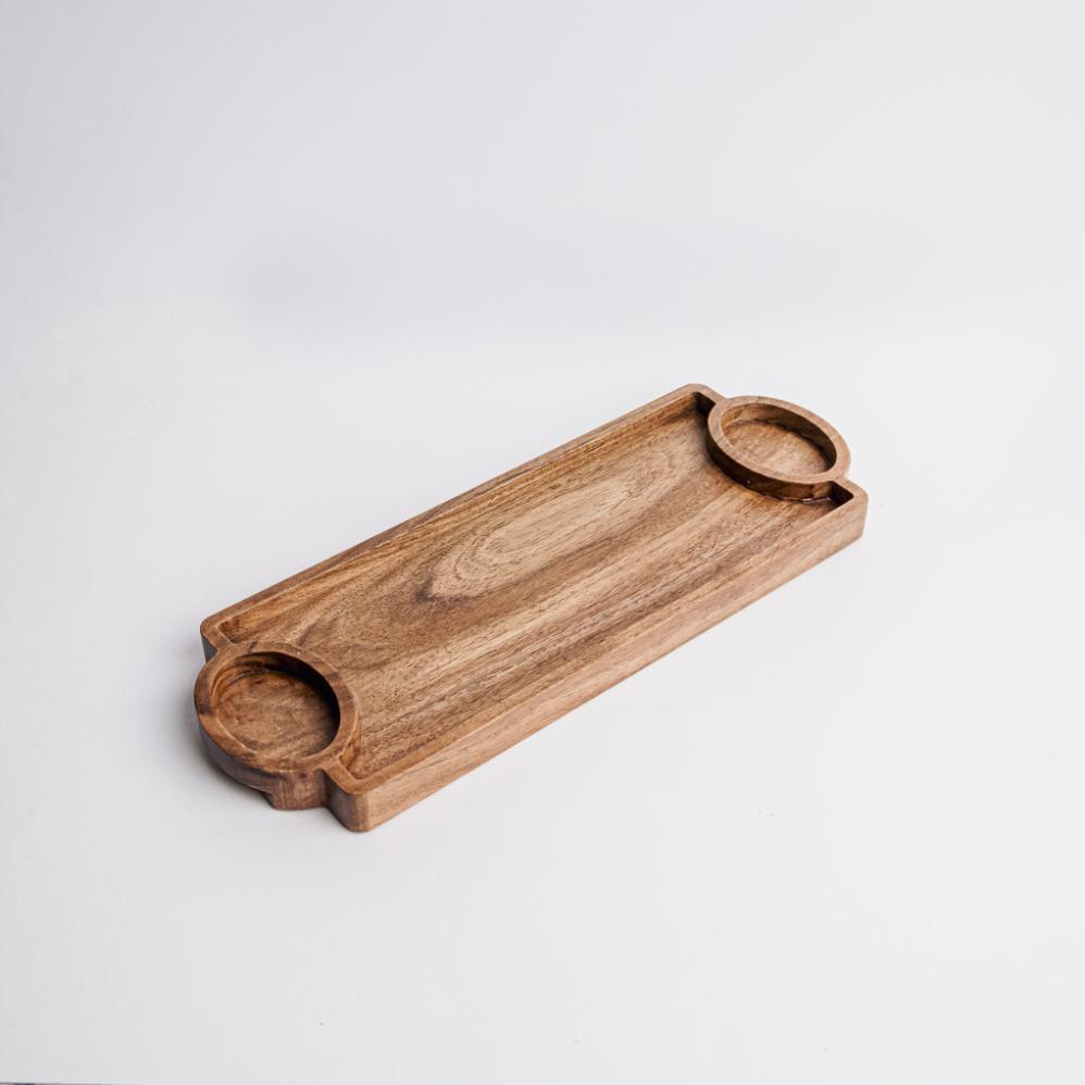 Datona Platter in Acacia Wood
