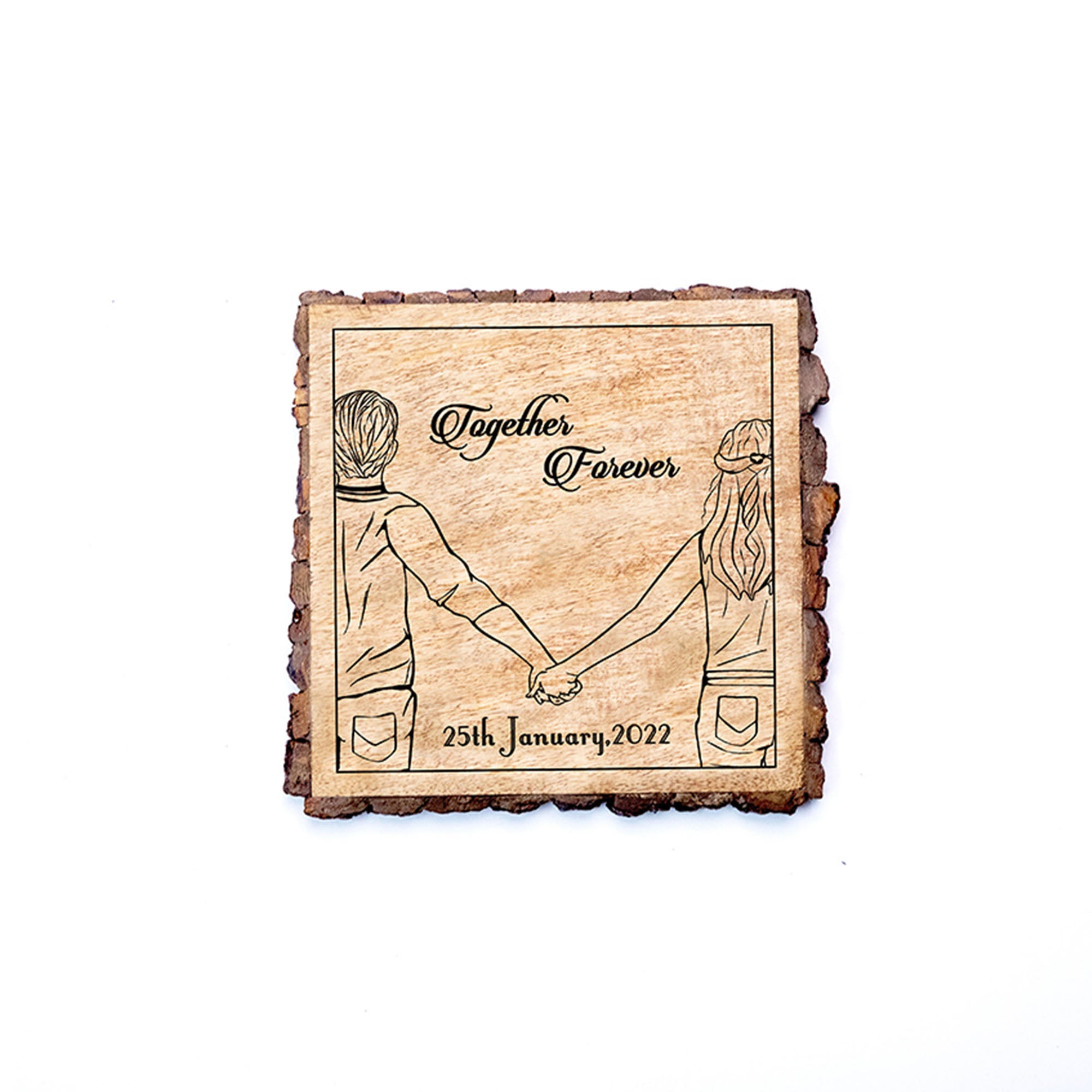 Together Forever Customized Date Gifting Plaque