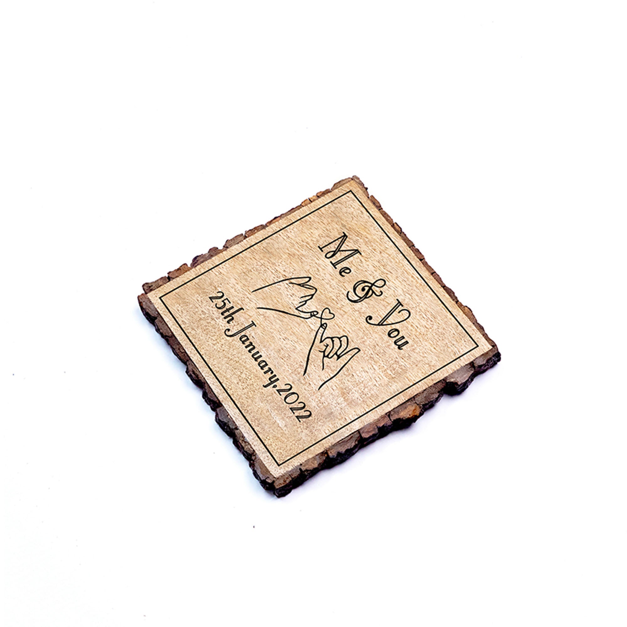 Me & You Customized Date Gifting Plaque