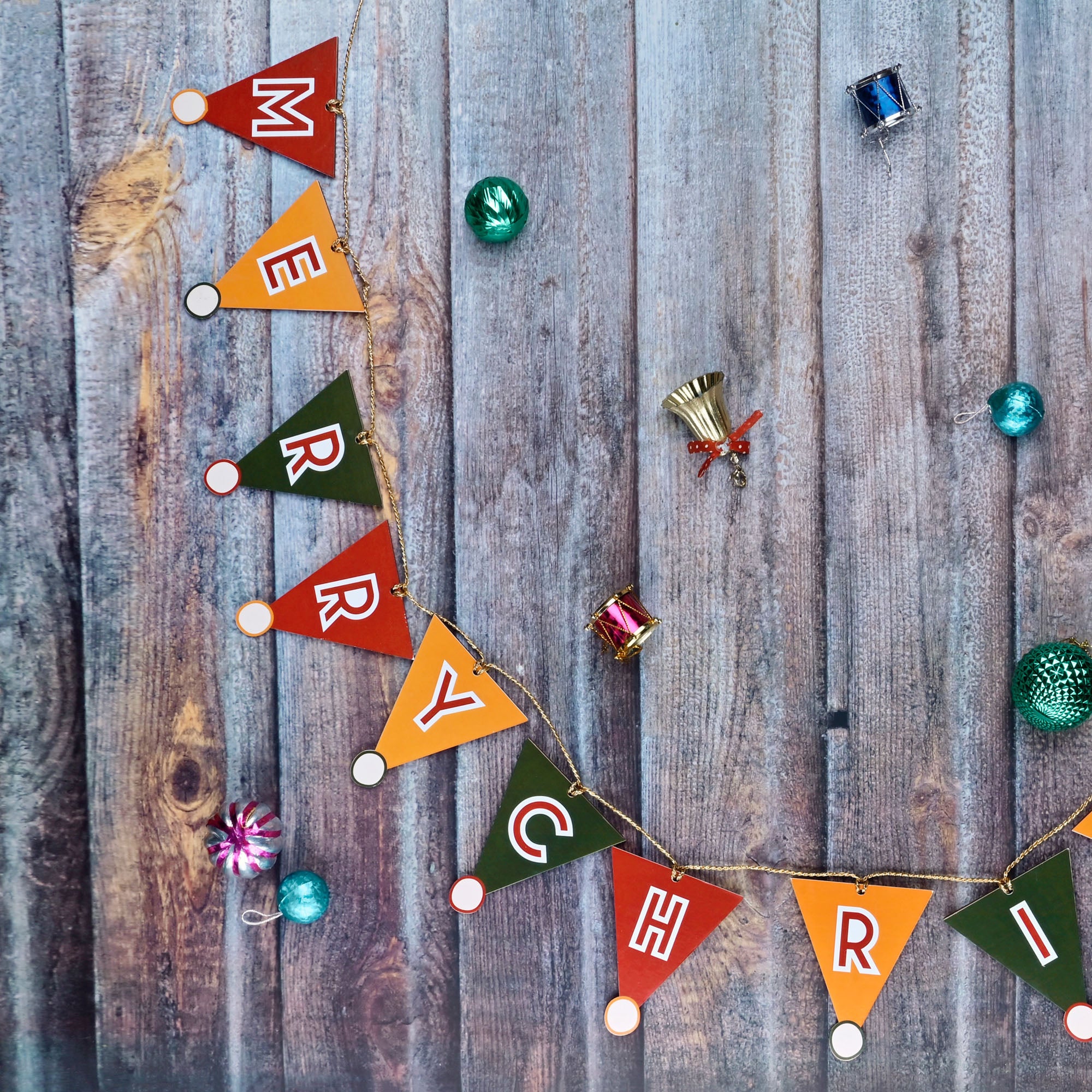 MERRY CHRISTMAS Bunting