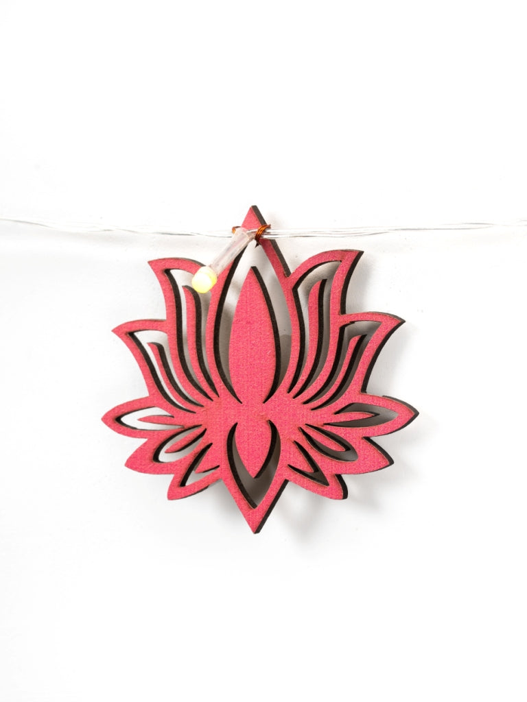 Elephant & Flower Festive Light Bunting