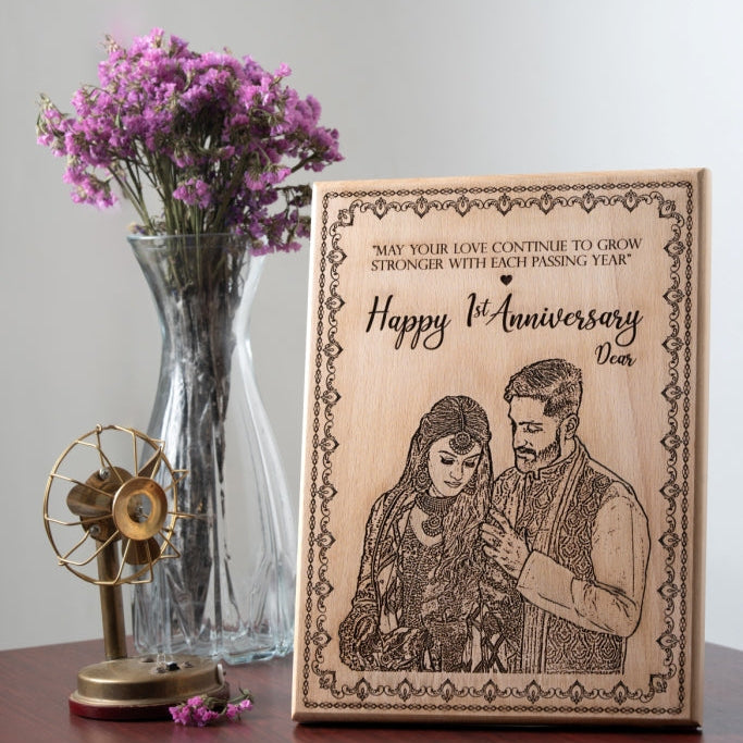 Wooden Engraved Portraits