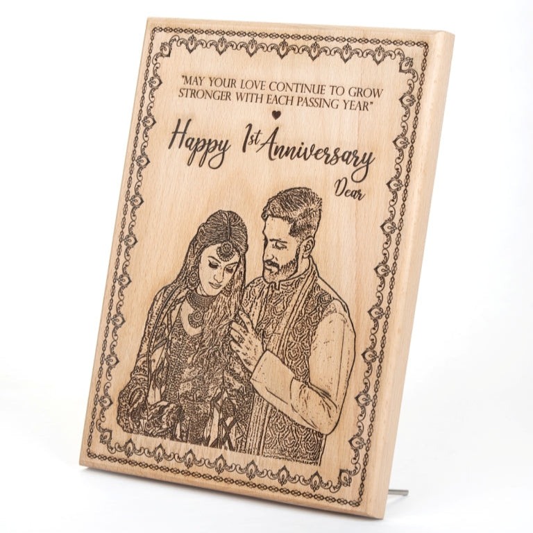 Wooden Engraved Portraits
