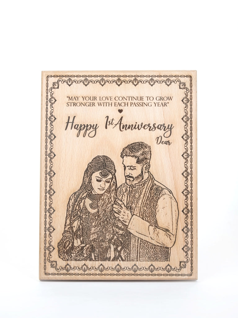 Wooden Engraved Portraits