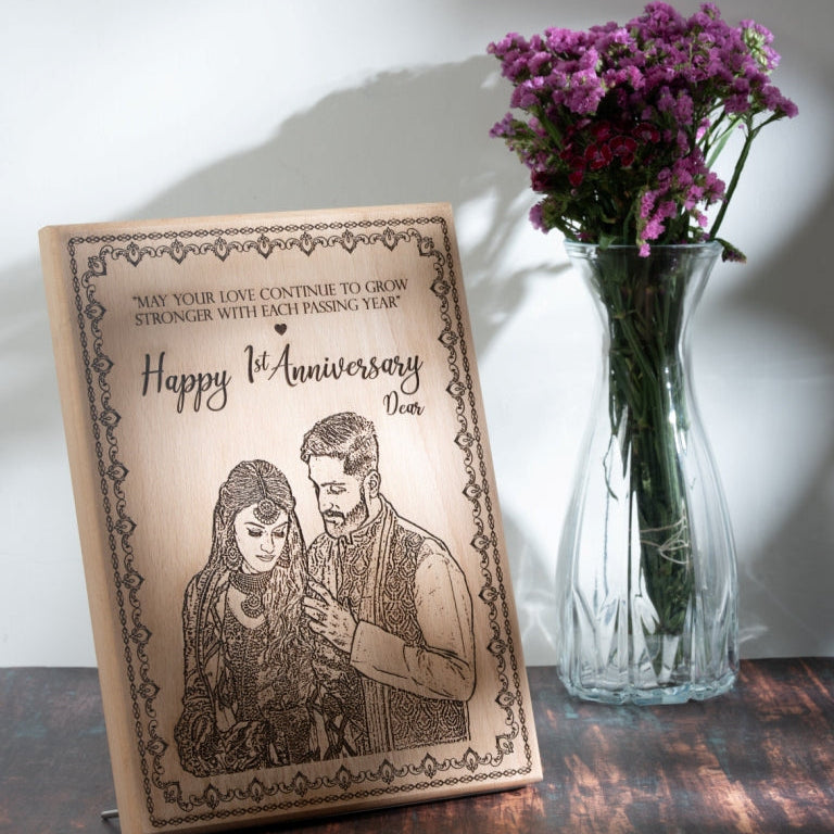 Wooden Engraved Portraits