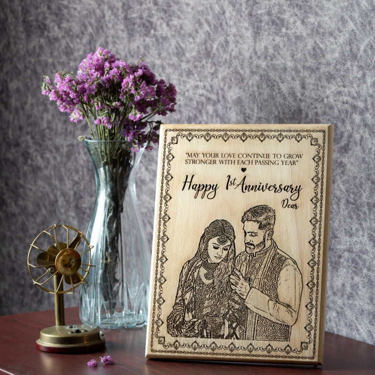 Wooden Engraved Portraits