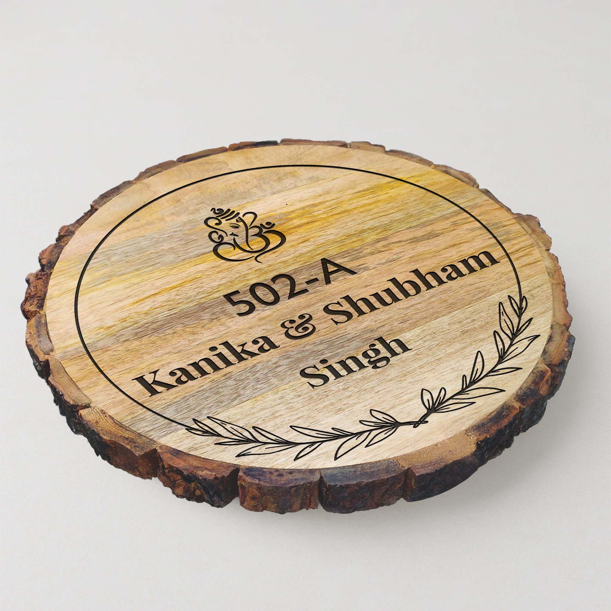 Customized Round Name Plate