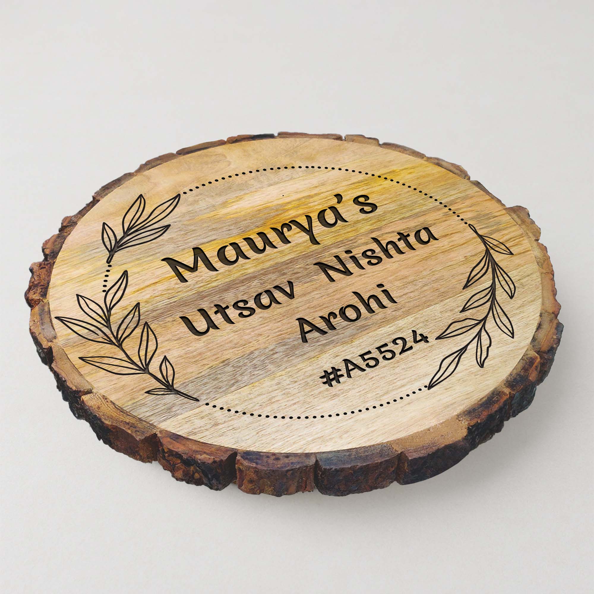 Customized Round Name Plate