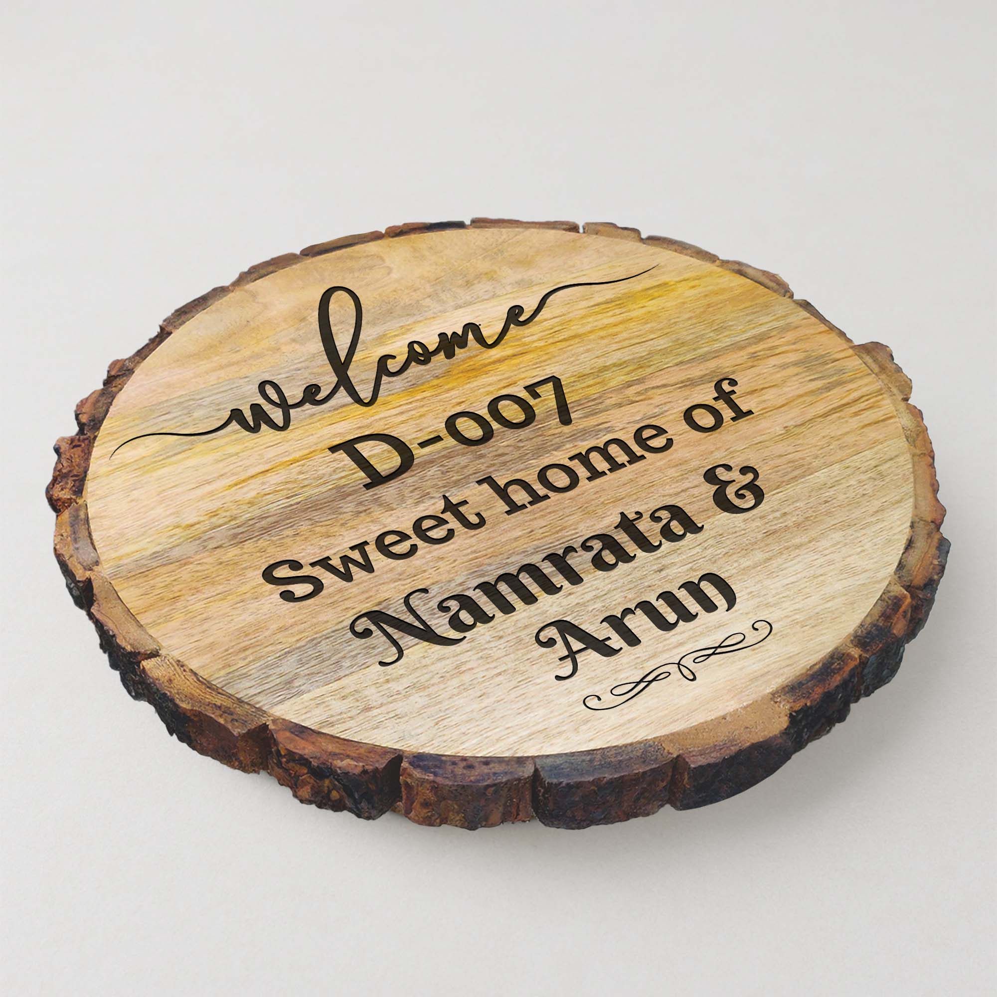 Customized Round Name Plate