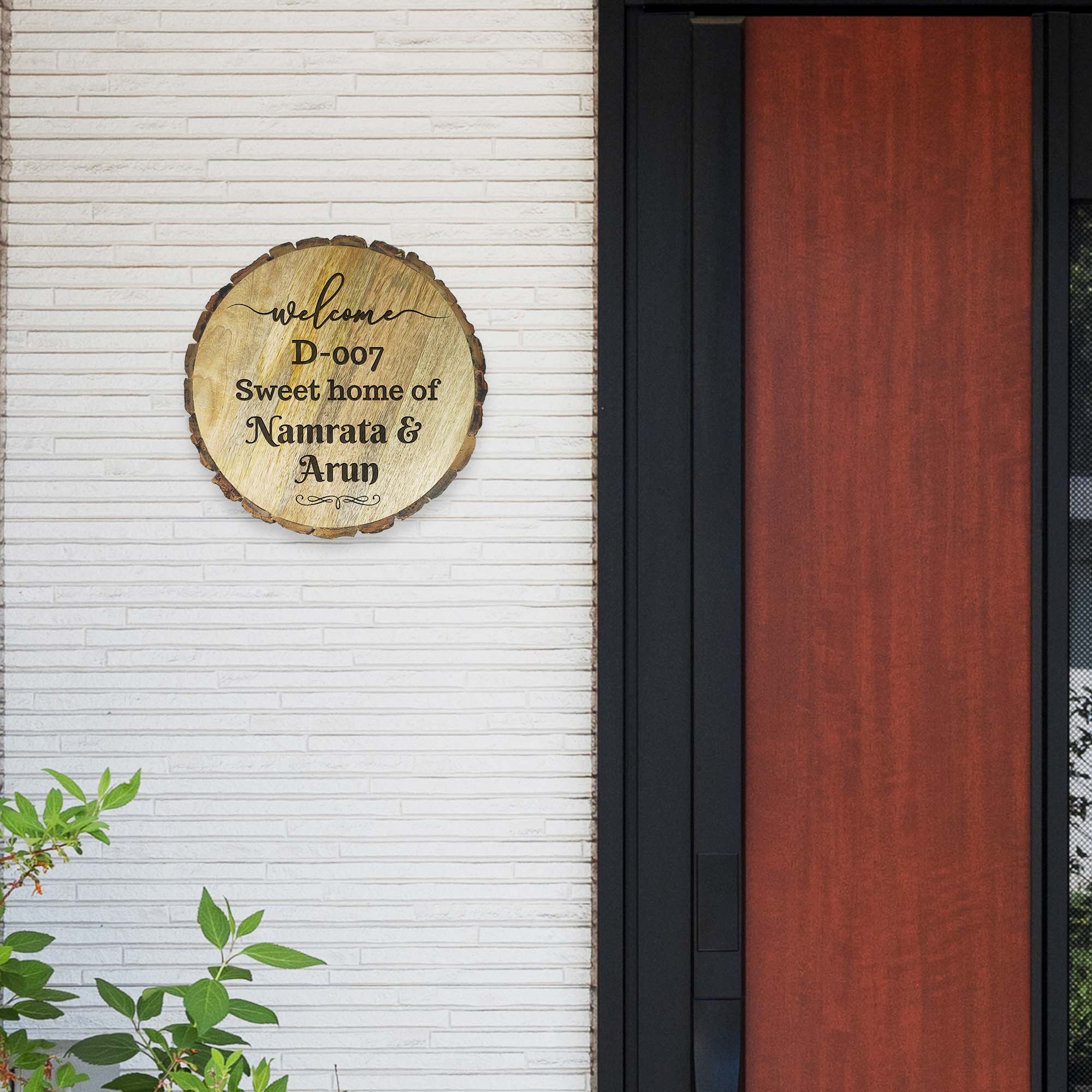 Customized Round Name Plate