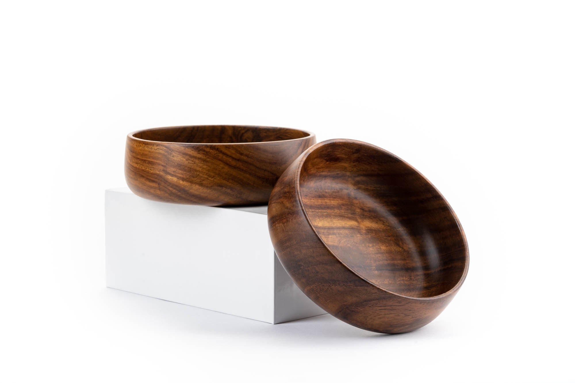 BARO WOODEN BOWLS - MEDIUM SET OF 2