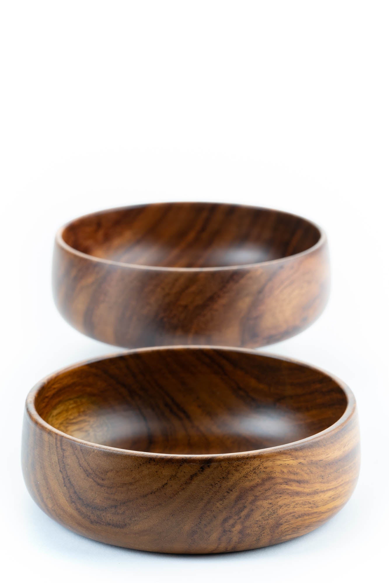 BARO WOODEN BOWLS - MEDIUM SET OF 2