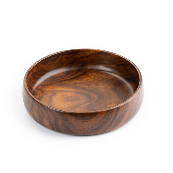 BARO WOODEN BOWLS - LARGE SET OF 2
