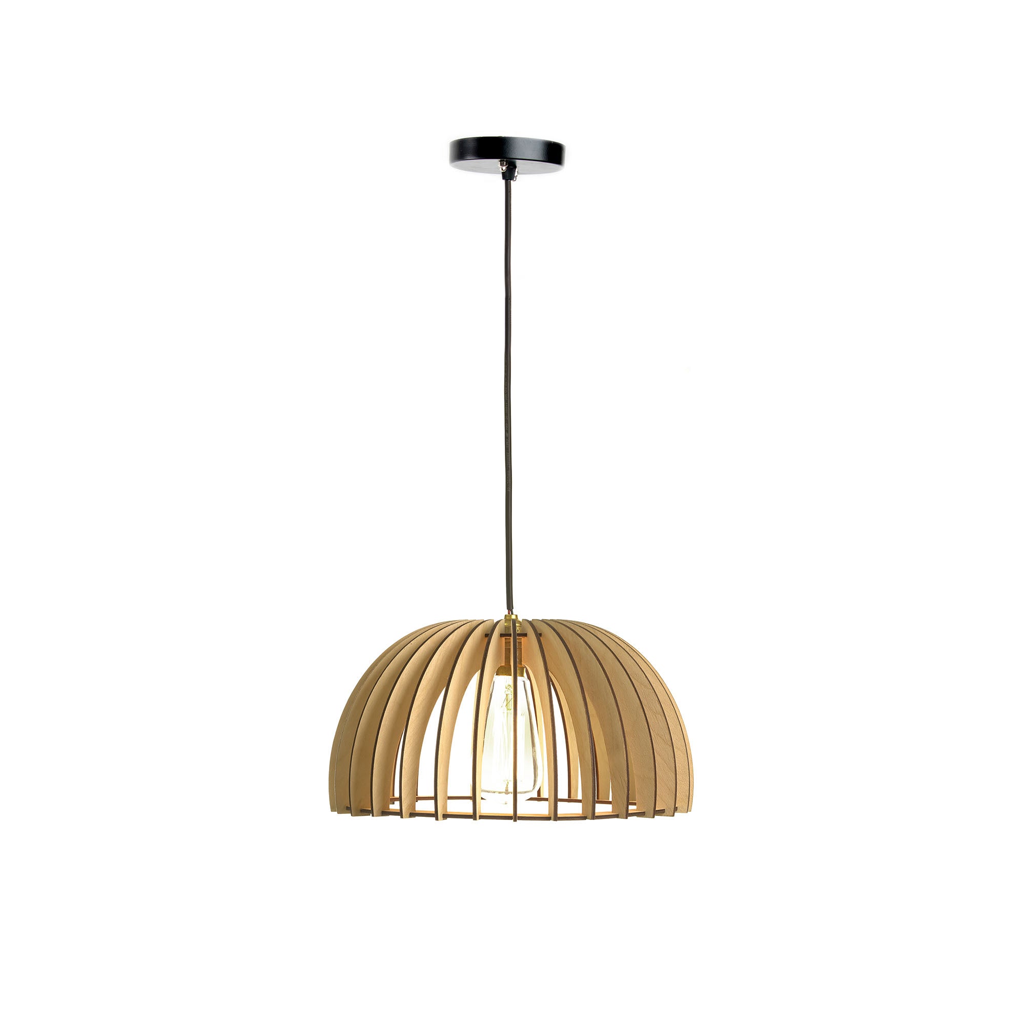 Bangu Birch Wood Ceiling Lamp