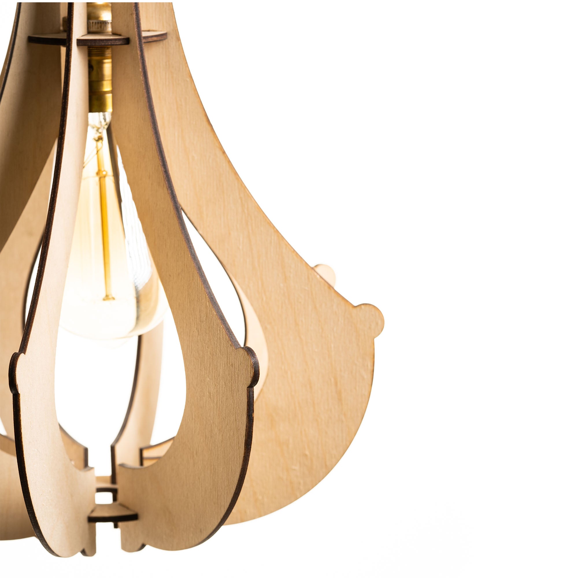 Baaru Birch Wood Ceiling lamp