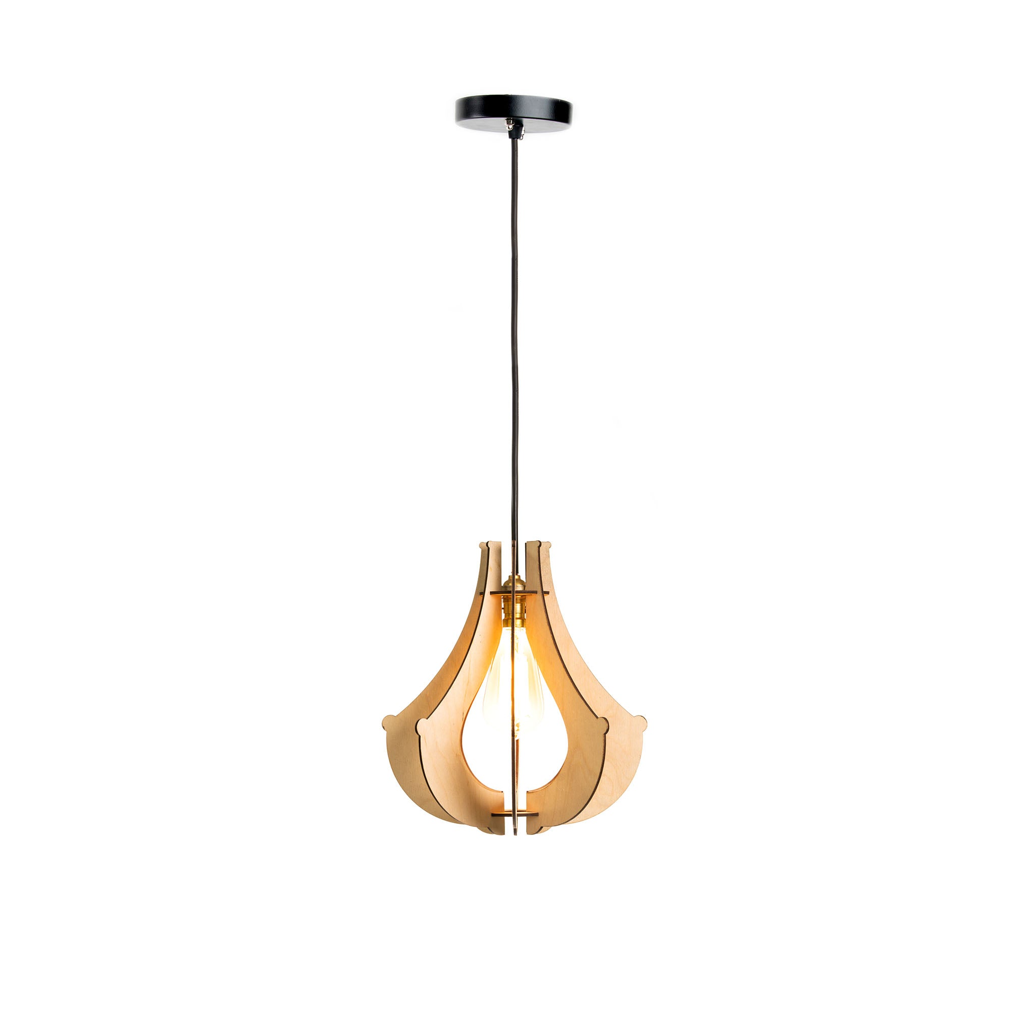 Baaru Birch Wood Ceiling lamp