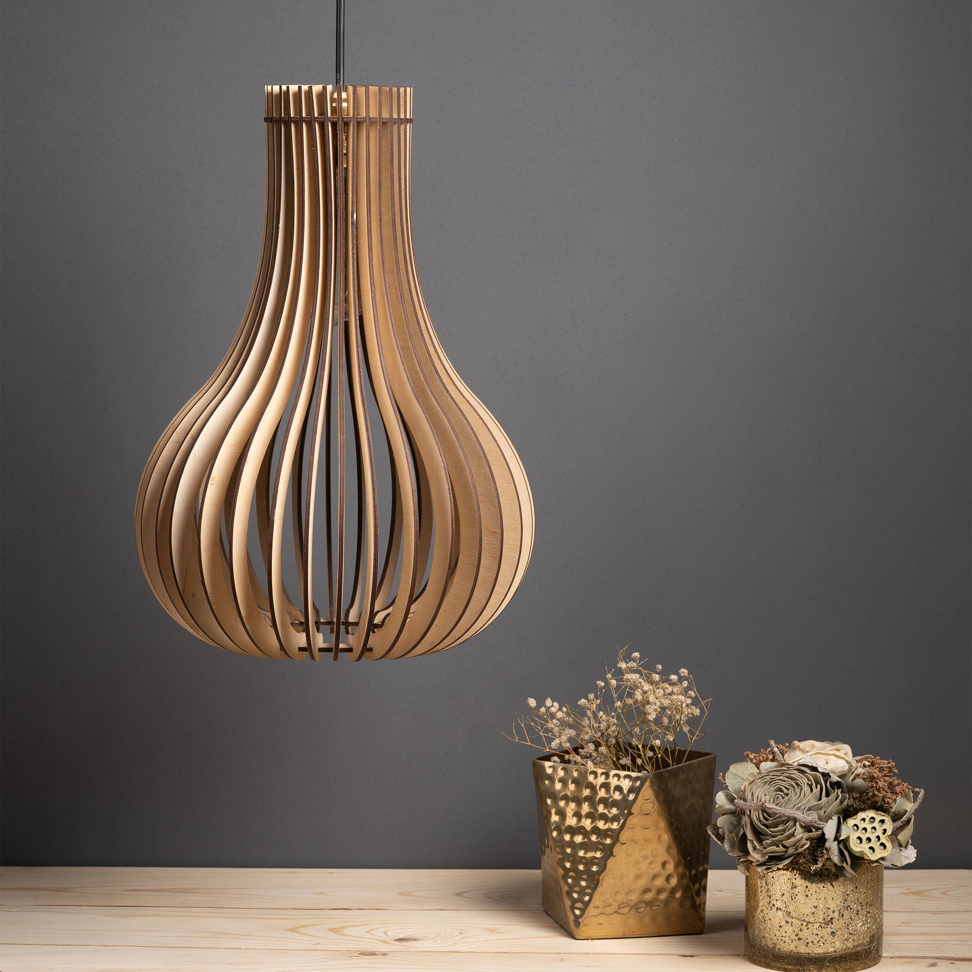 BARUA CEILING Birch Wood LAMP