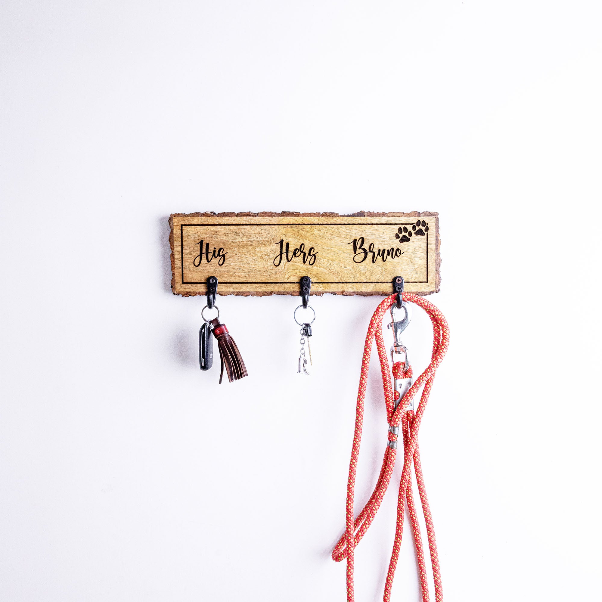 "His Her Bruno" Customized Key Holder