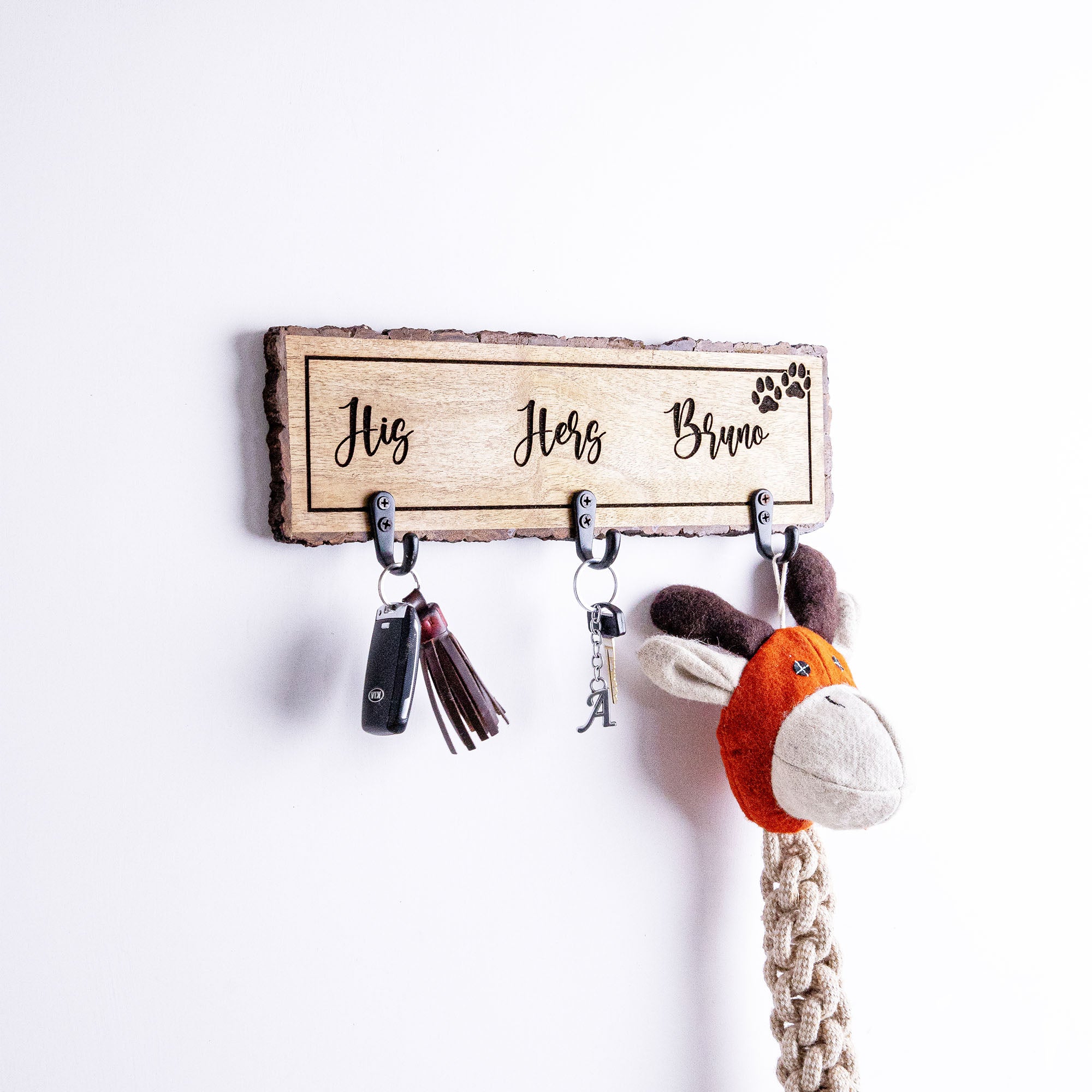 "His Her Bruno" Customized Key Holder