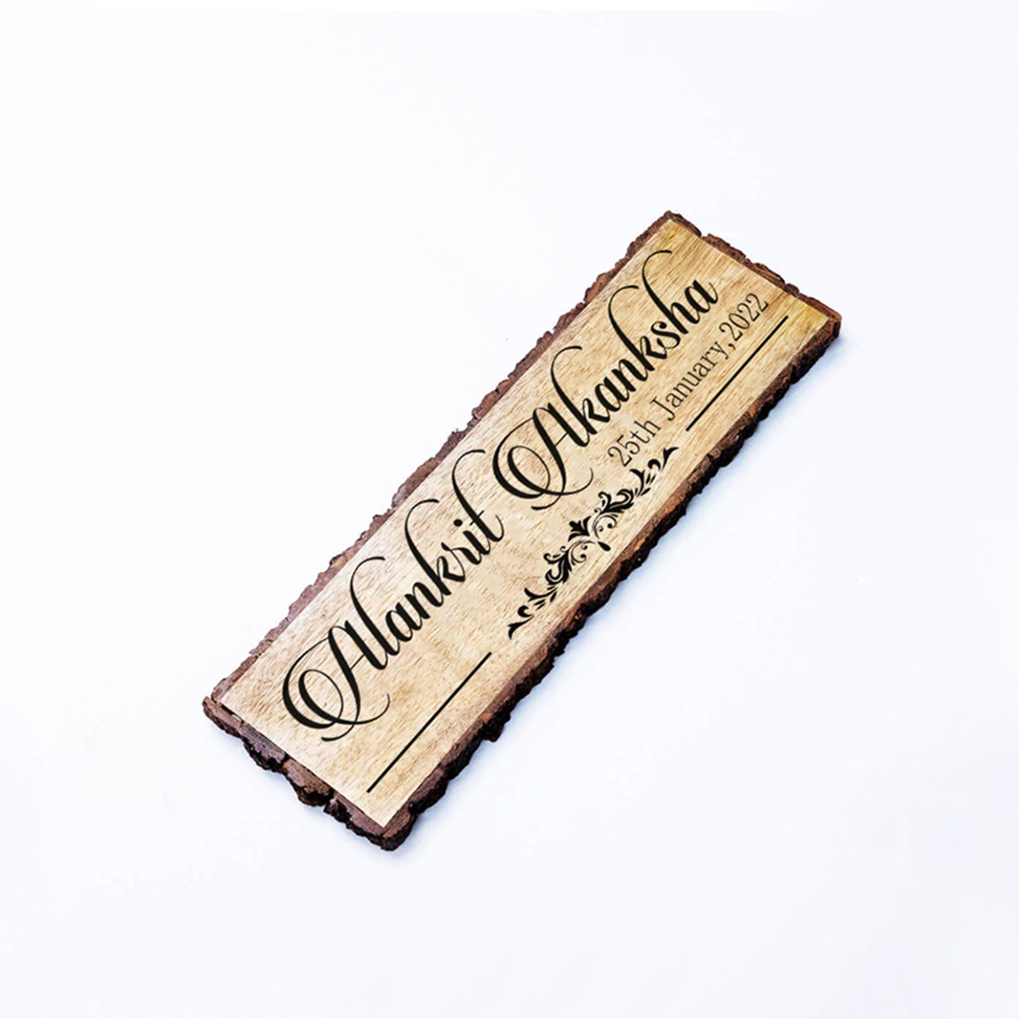 Customized Couple Name with Anniversary Date Plaque