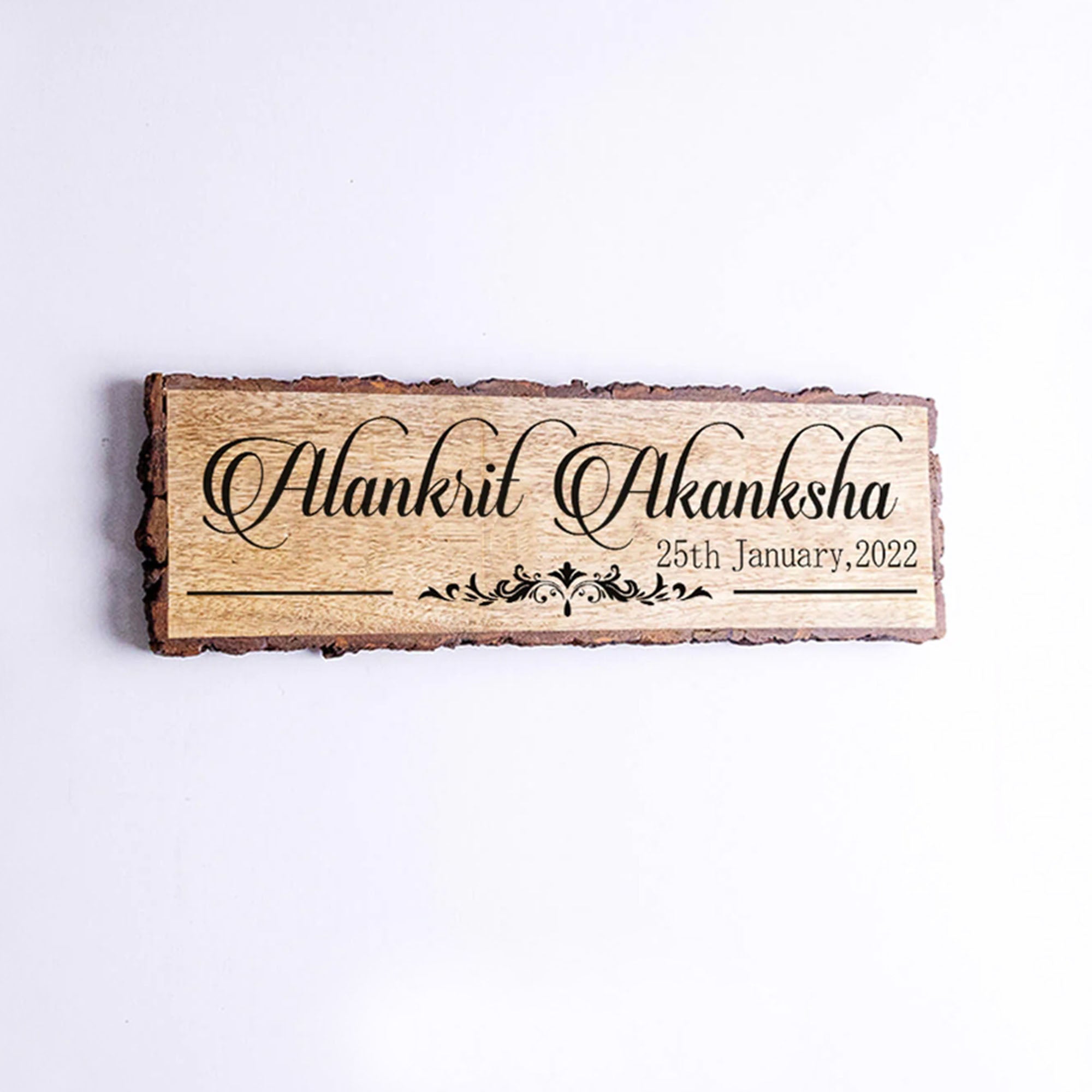 Customized Couple Name with Anniversary Date Plaque