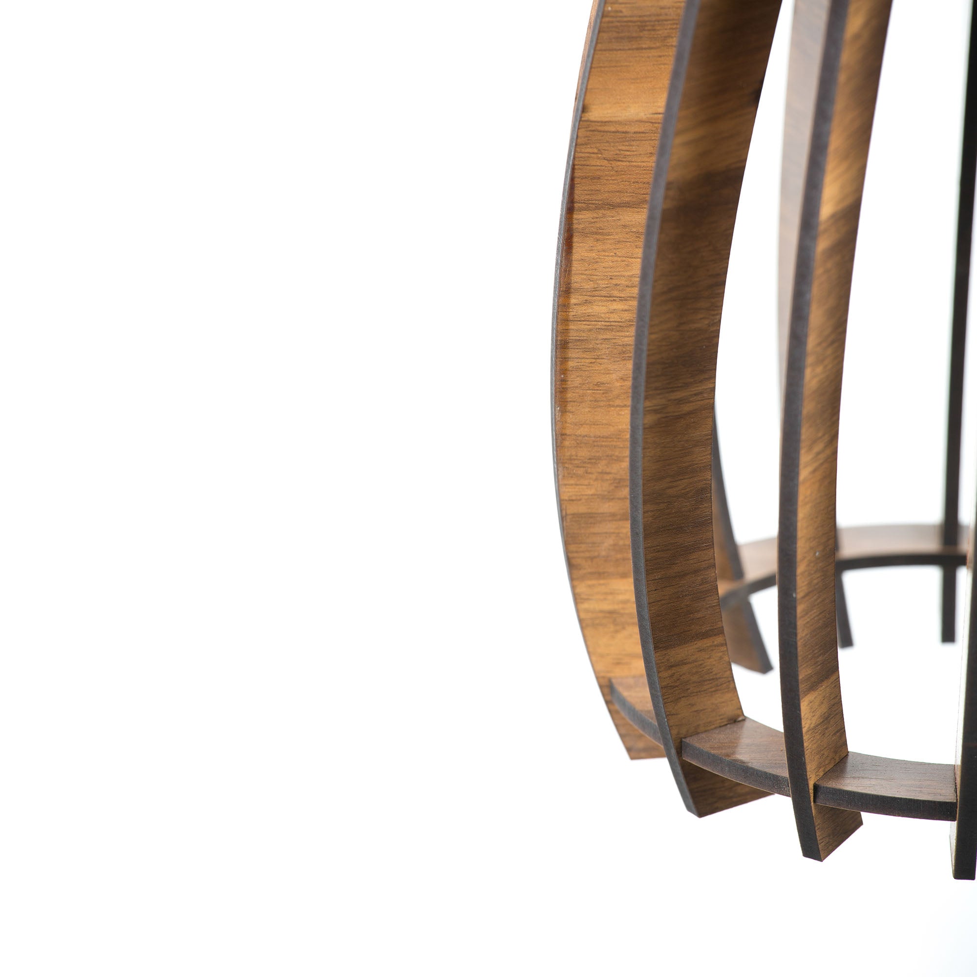 Longline wooden lamp