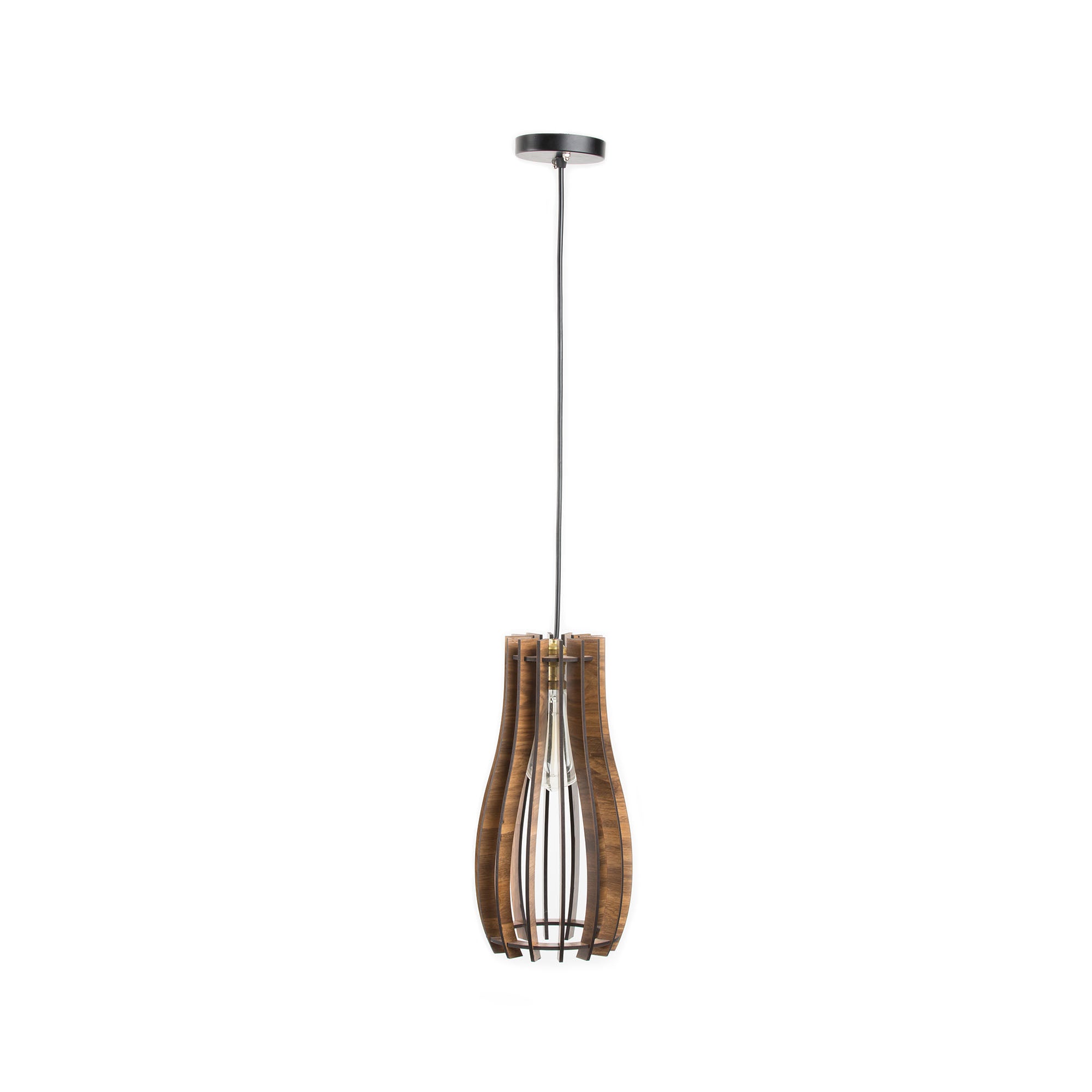 Longline wooden lamp