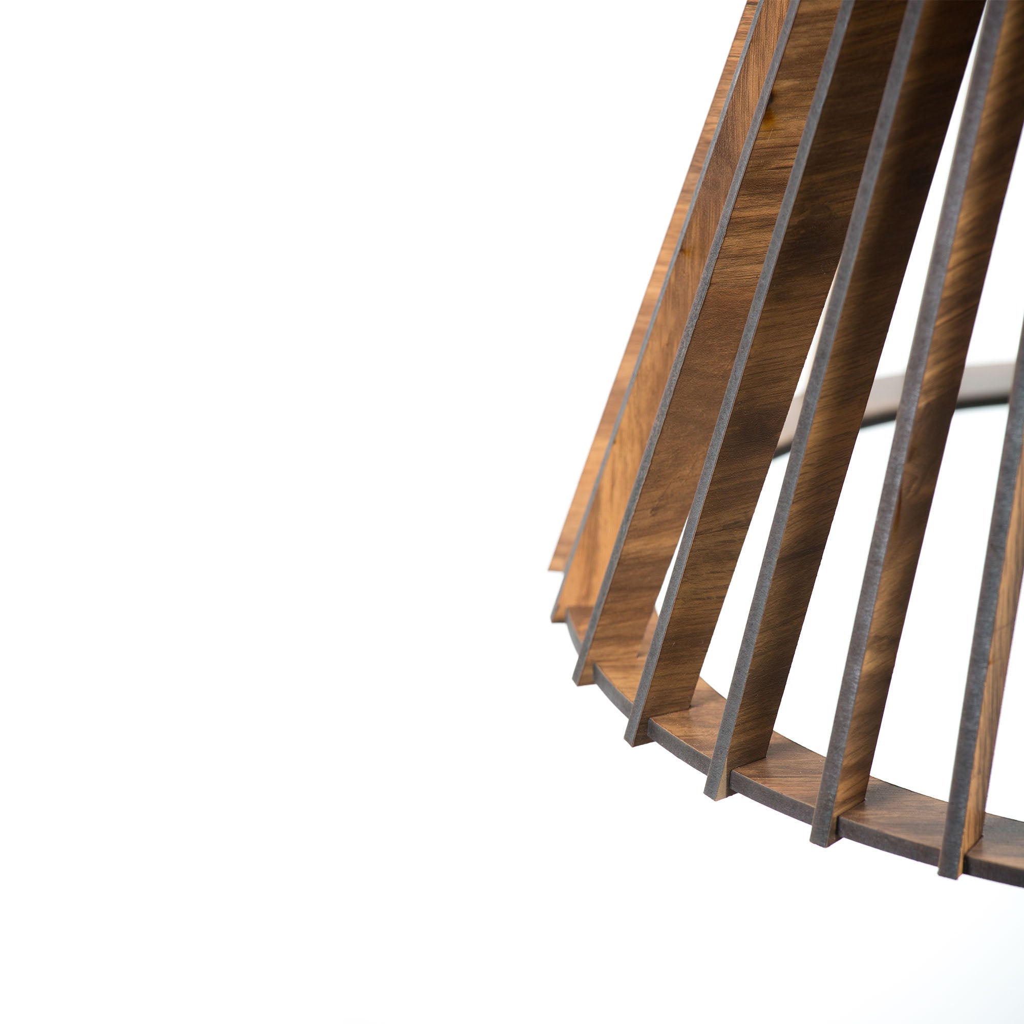 Modern Geometric wooden lamp