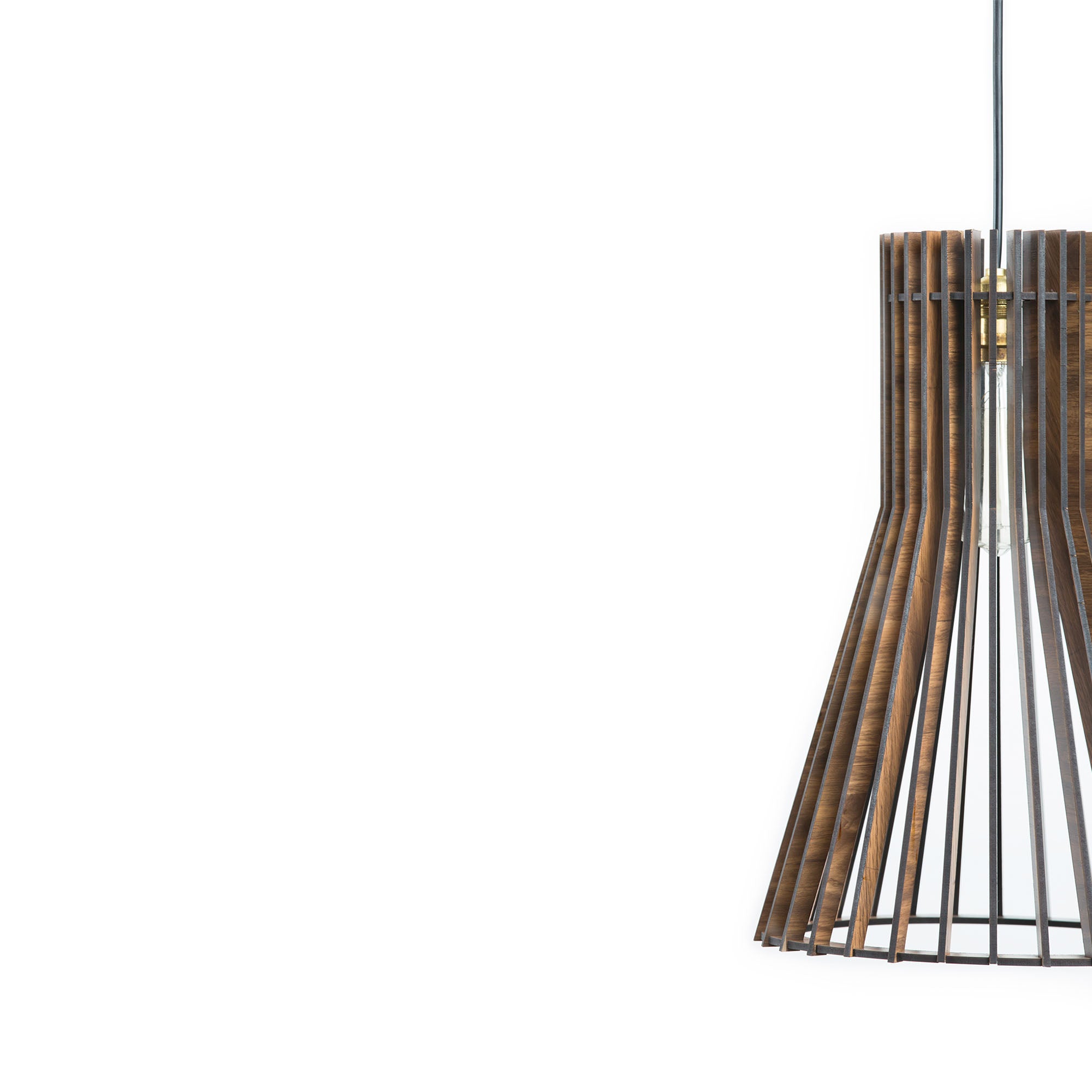 Modern Geometric wooden lamp