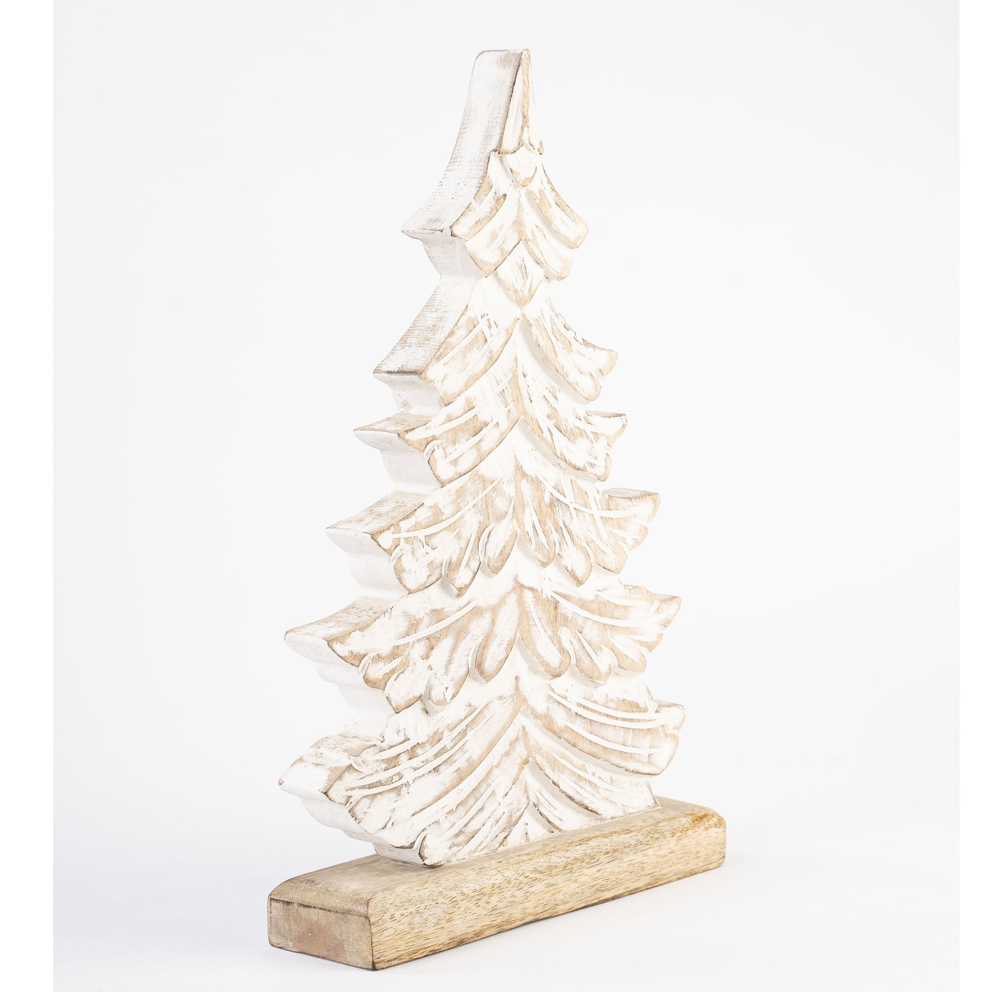 Rustic White Christmas Tree