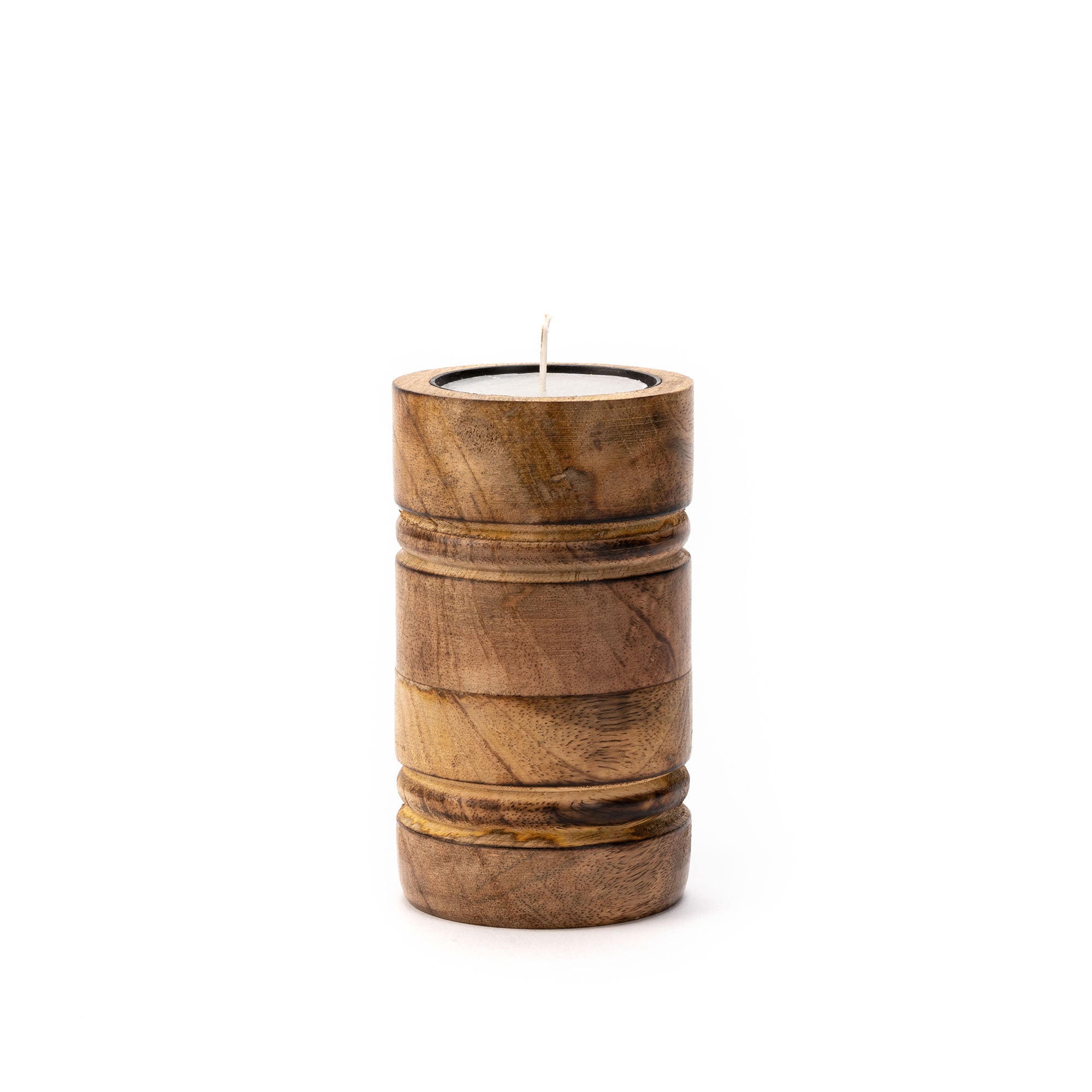 BAKU Candle Holder (Burnt Finish)