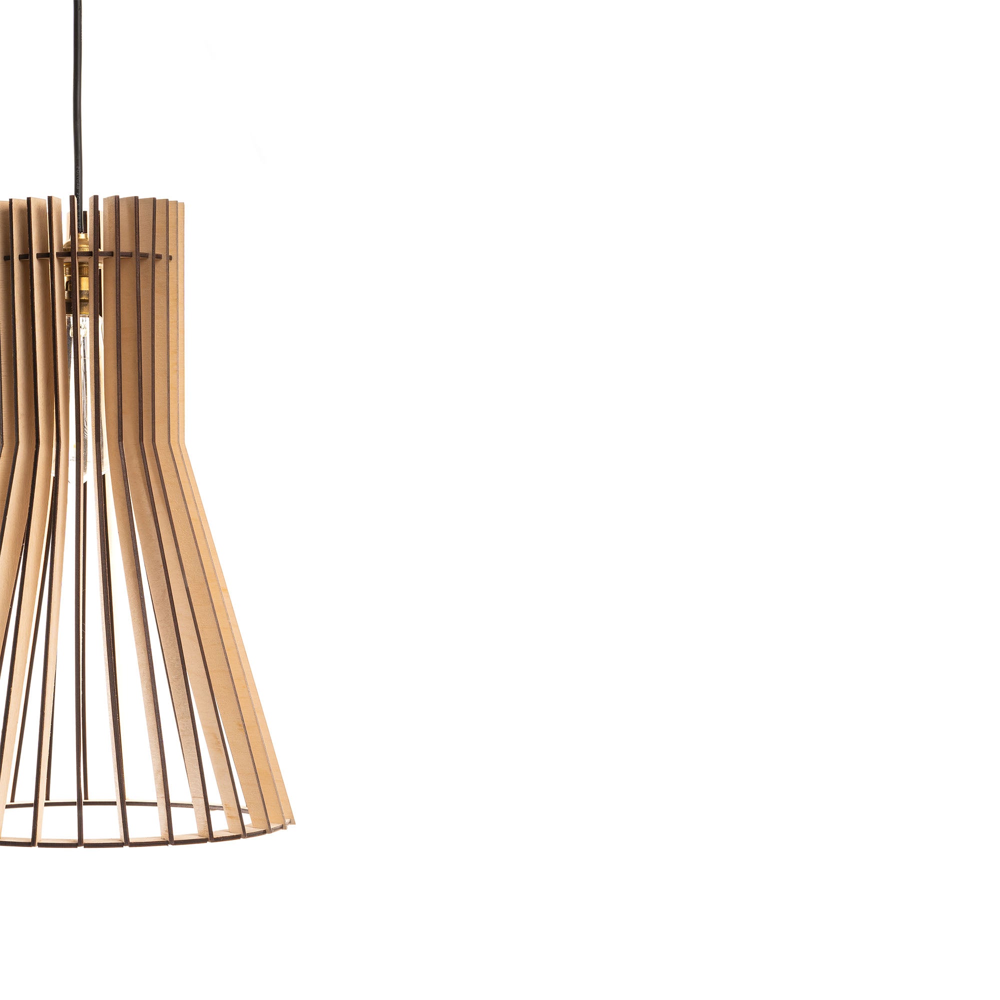 Biana Birch Wood Ceiling lamp