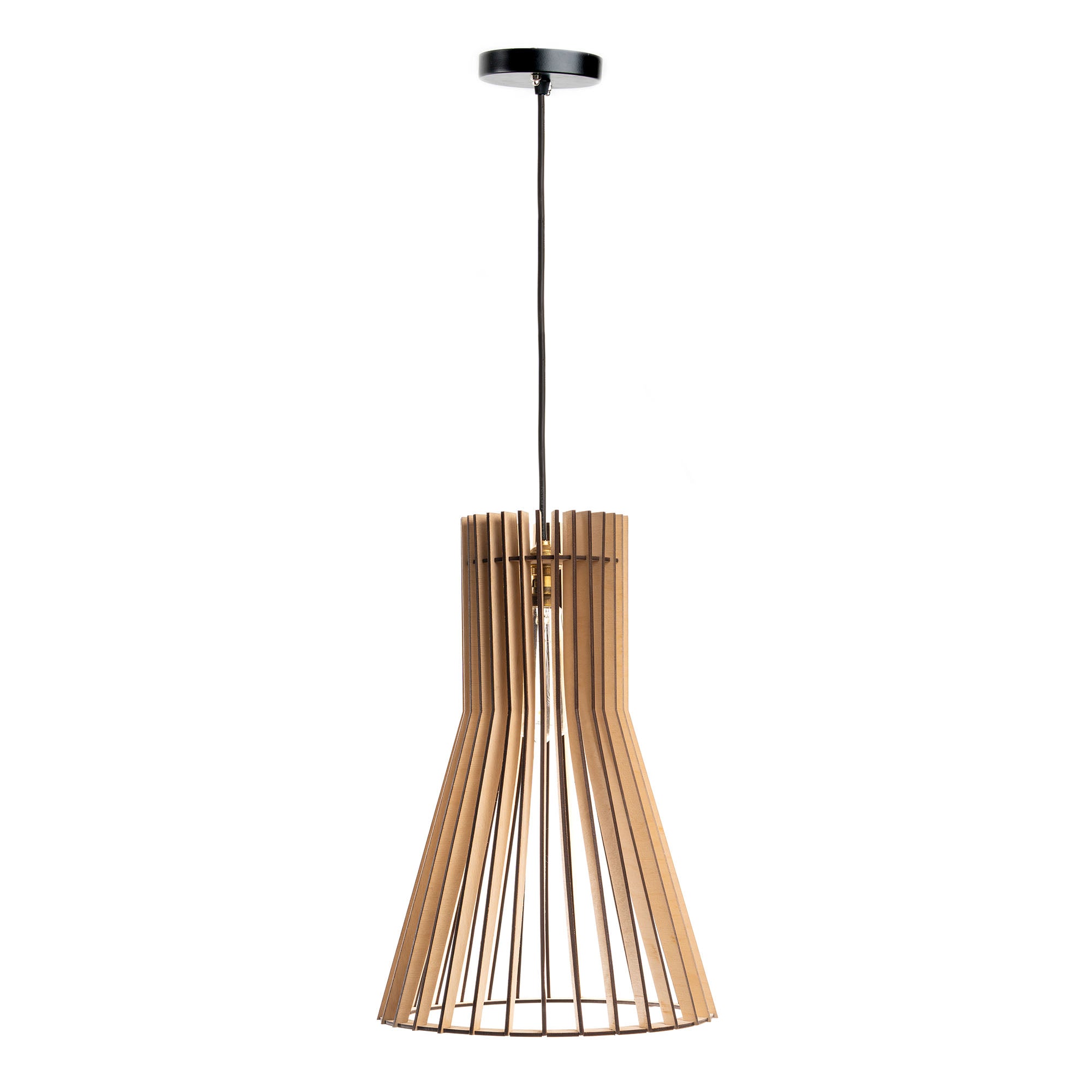 Biana Birch Wood Ceiling lamp
