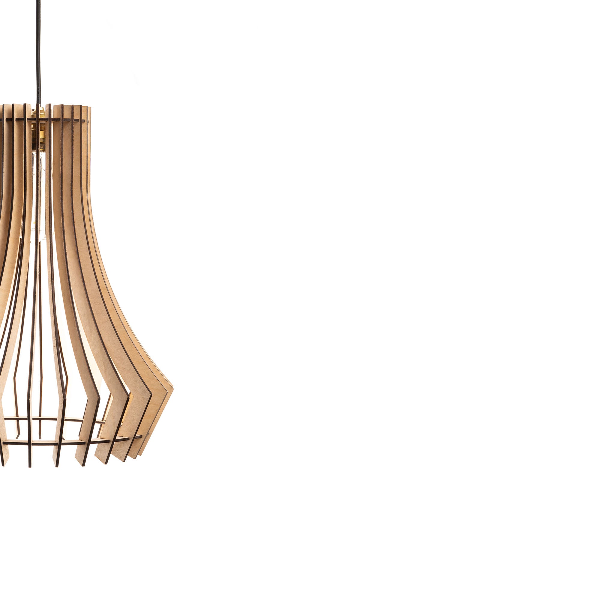 Bohem Birch Wood pendant lamp