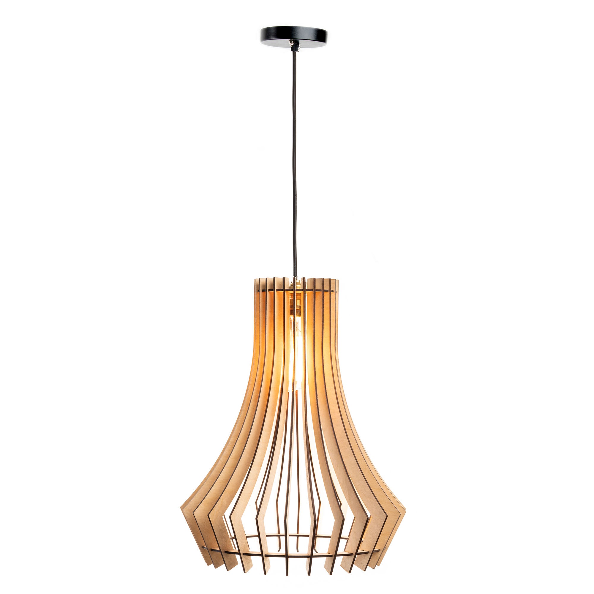 Bohem Birch Wood pendant lamp