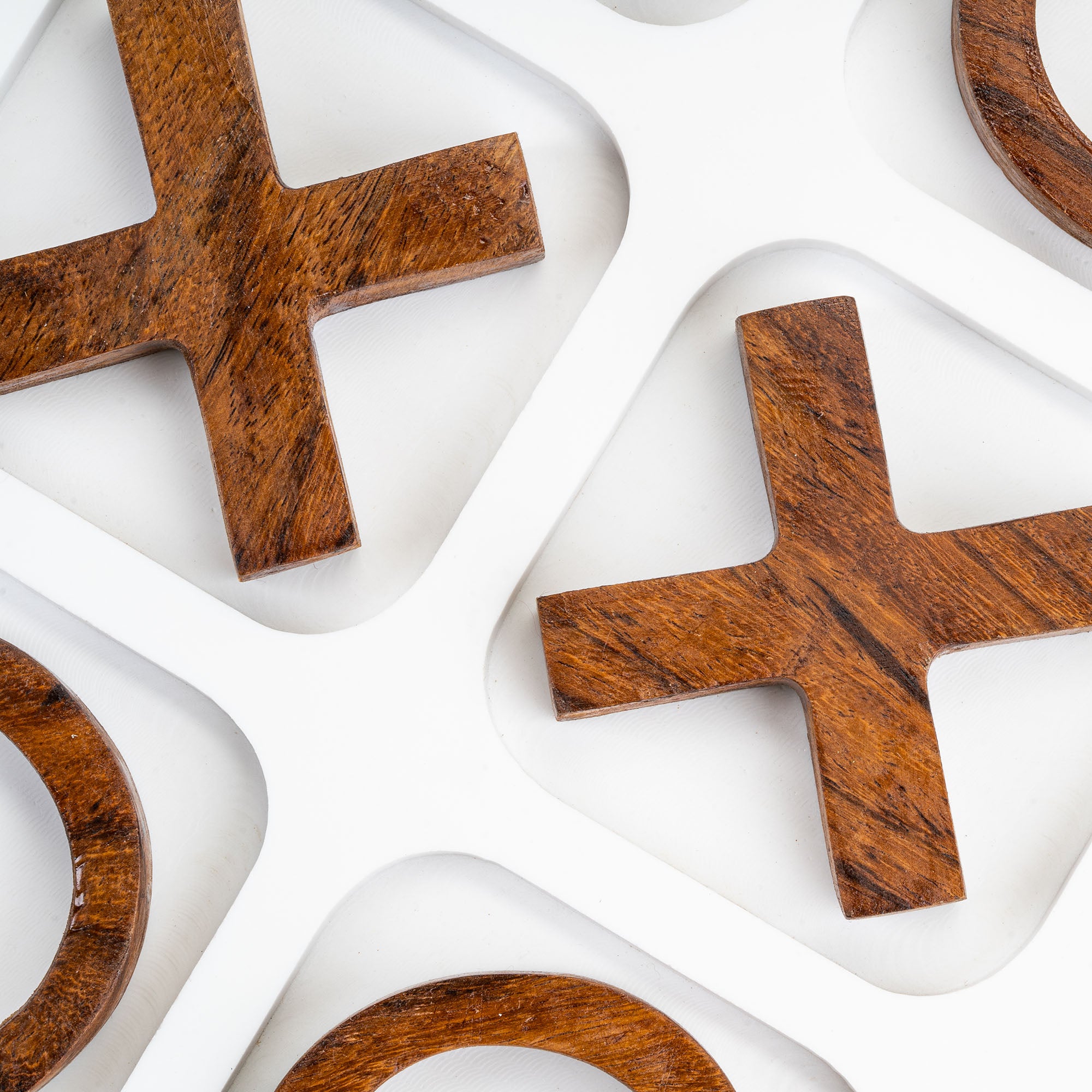 BANJO MARBLE AND WOOD TIC TAC TOE
