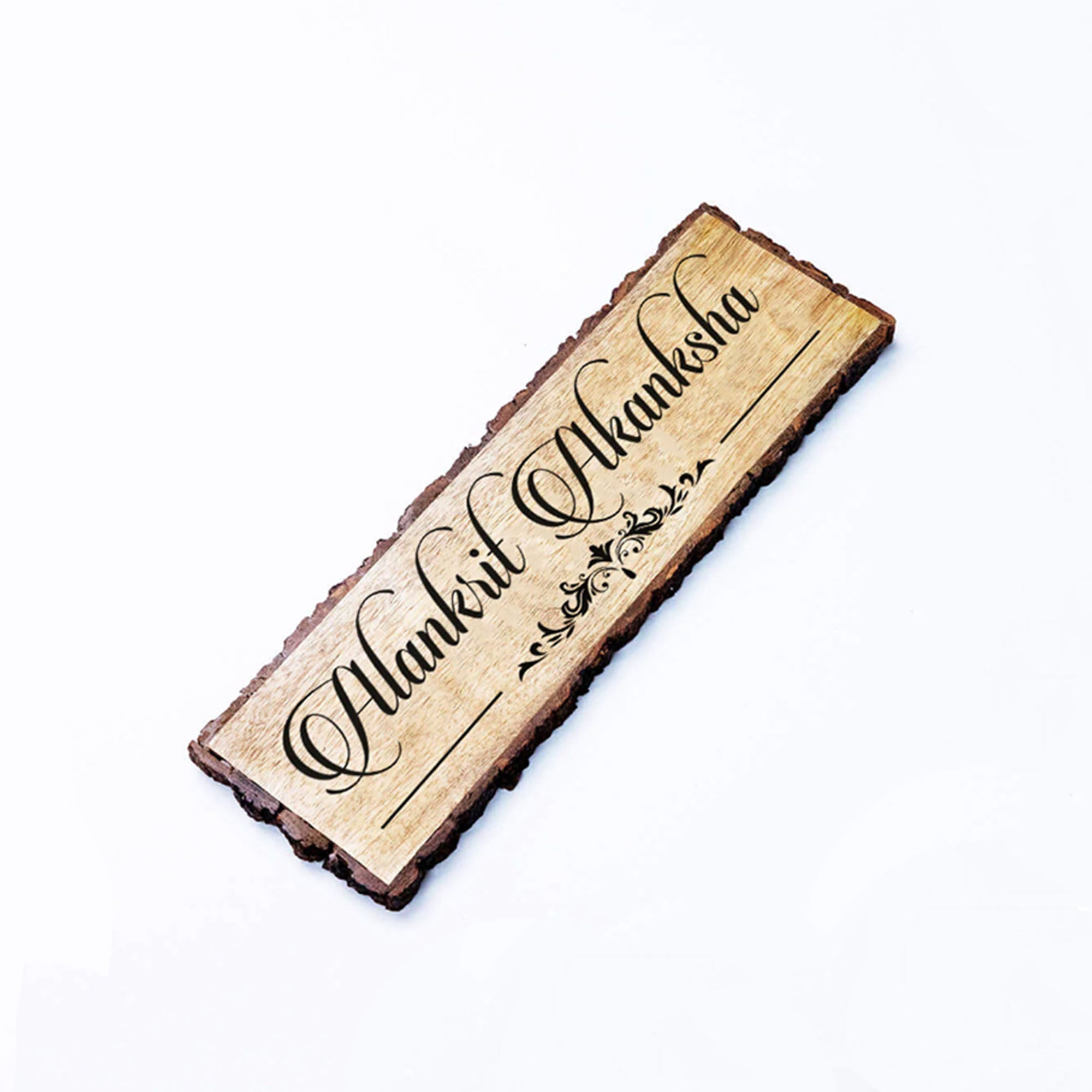 Customized Couple Name Plate Plaque