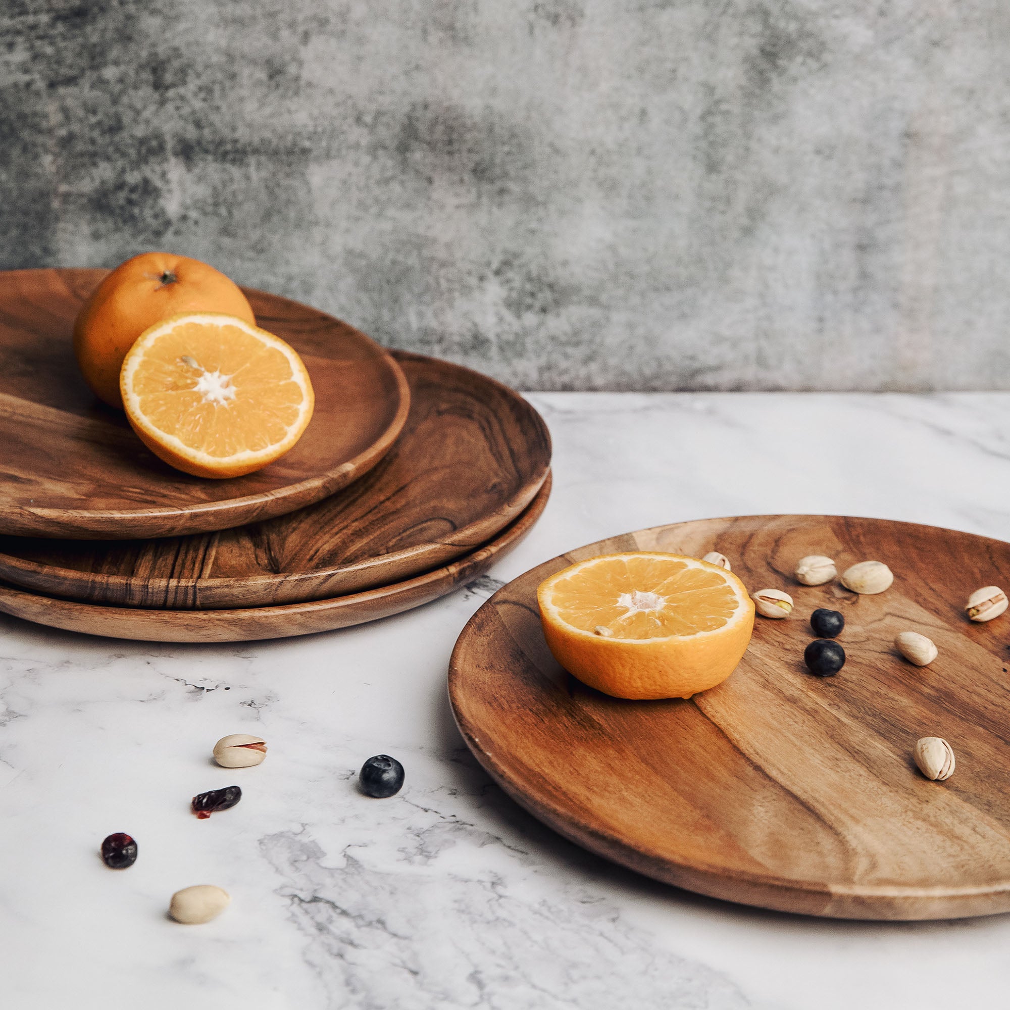 Dune Acacia Plates Set of 4 - Large
