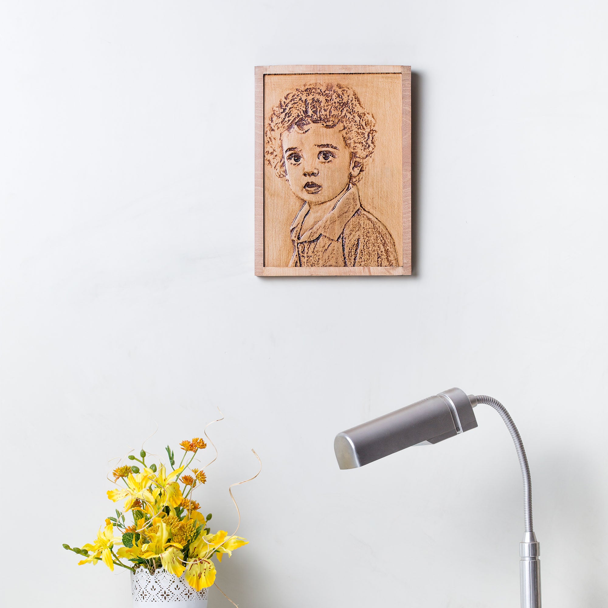 Wooden Engraved Portraits