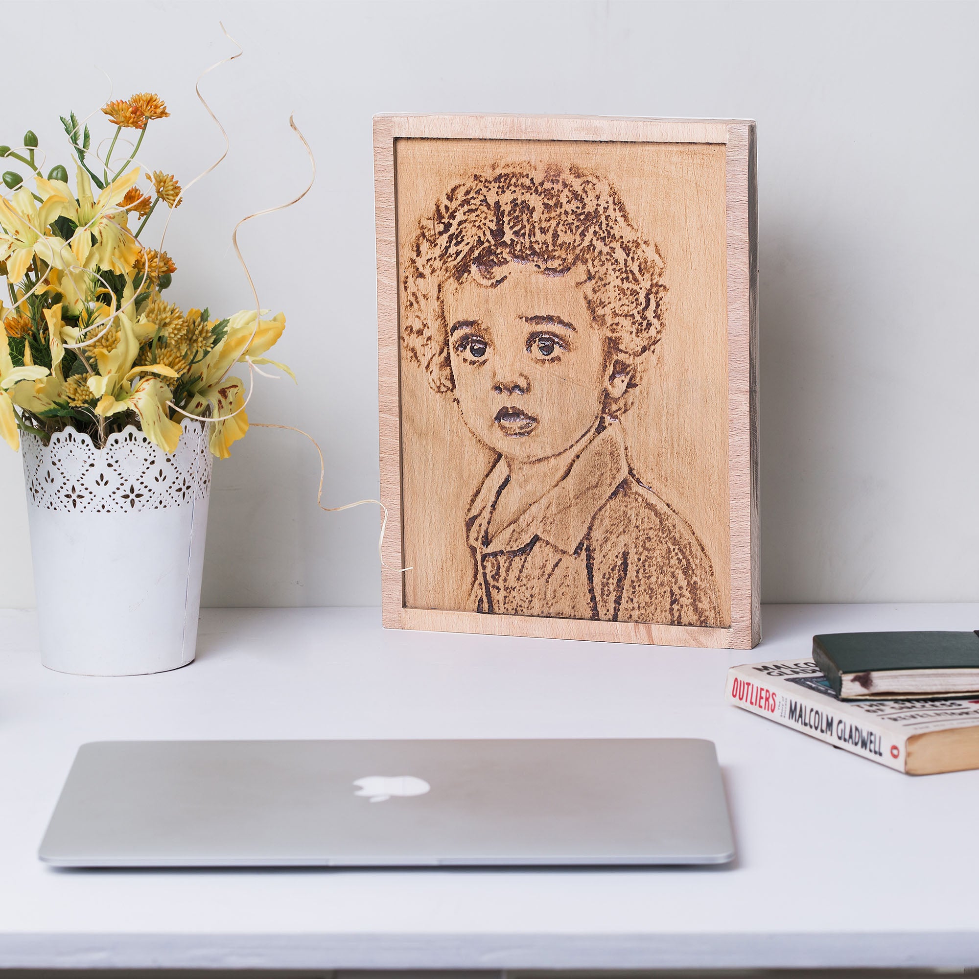 Wooden Engraved Portraits