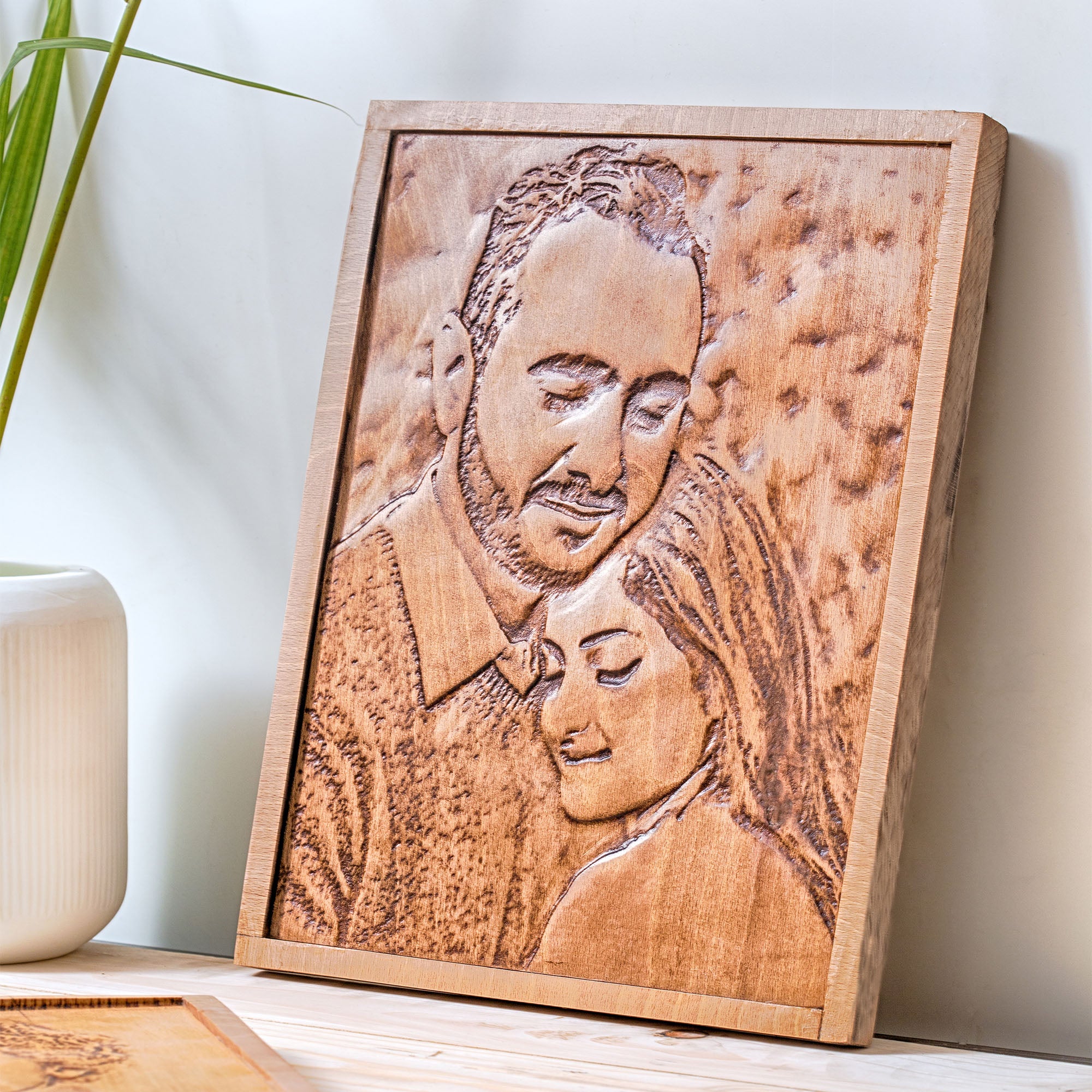 Wooden Engraved Portraits